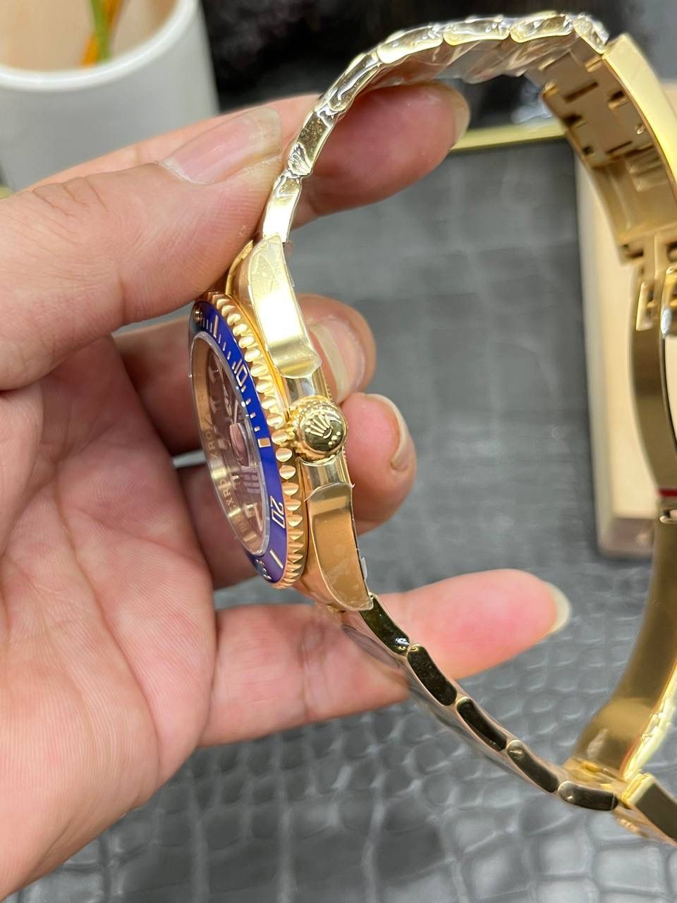 Rolex全金蓝鬼/41mm全金蓝水鬼/上海机芯3235全自动机械🌟