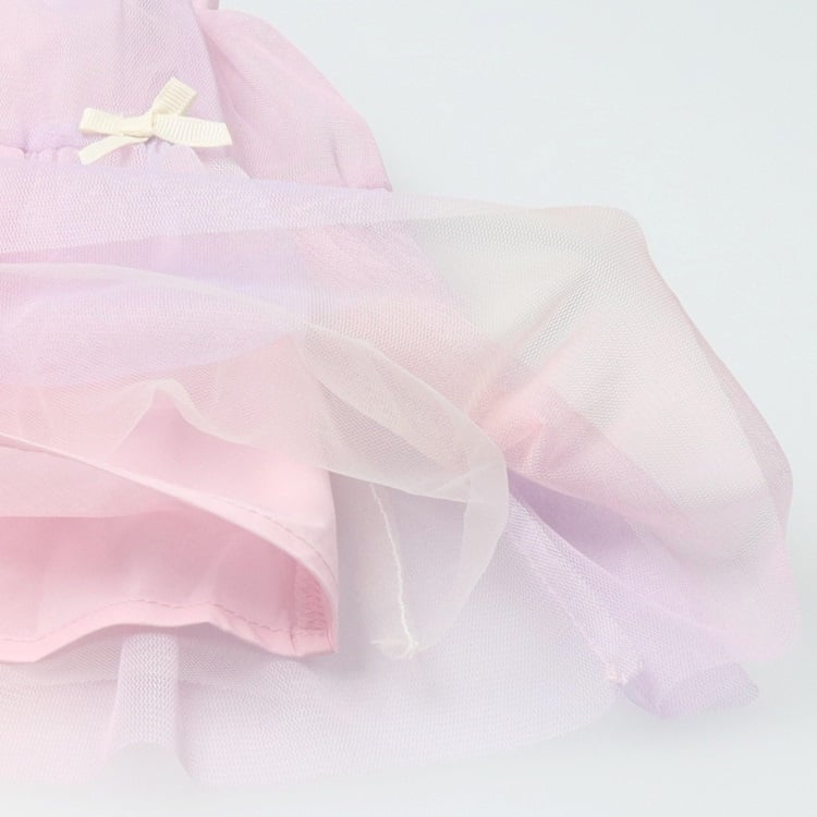 🆕【⭐訂購⭐】 🇯🇵日本直送🌀緞帶裝飾 皺褶薄紗 半截裙 ［2款選］🌀[ELDA-0142][260515]