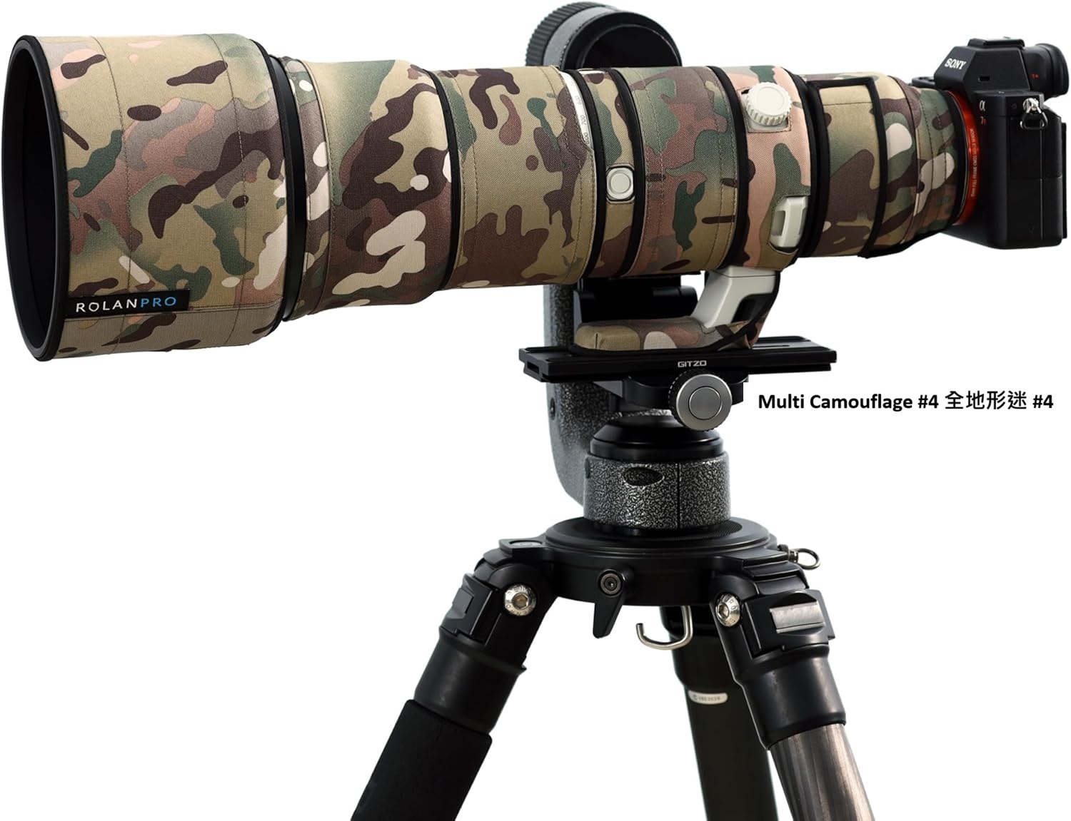 ROLANPRO Lens Camouflage Coat For SONY FE 400-800mm F6.3-8 G OSS (SEL400800G) 防水炮衣