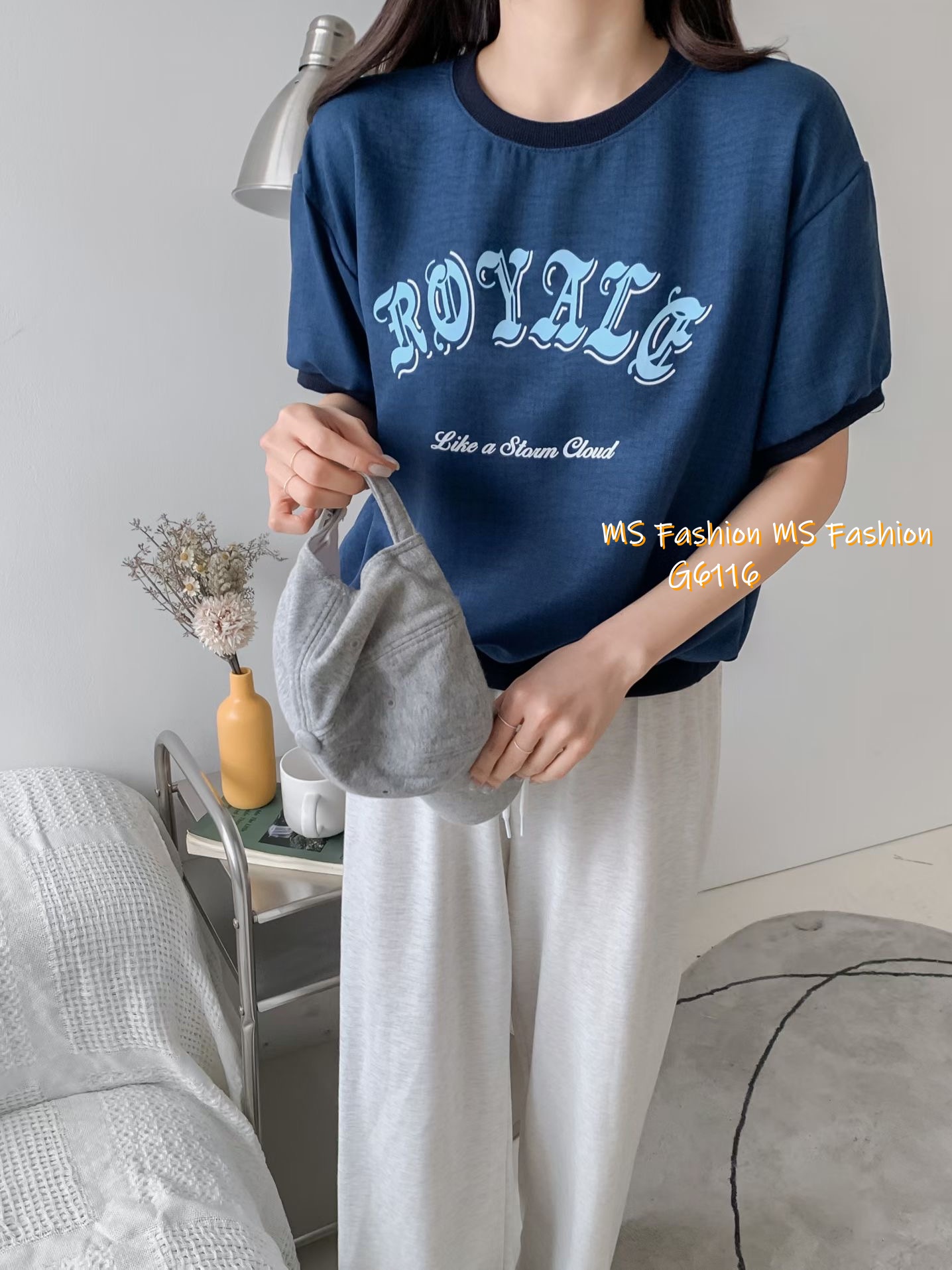 G6116 韓國🇰🇷拼邊字母top