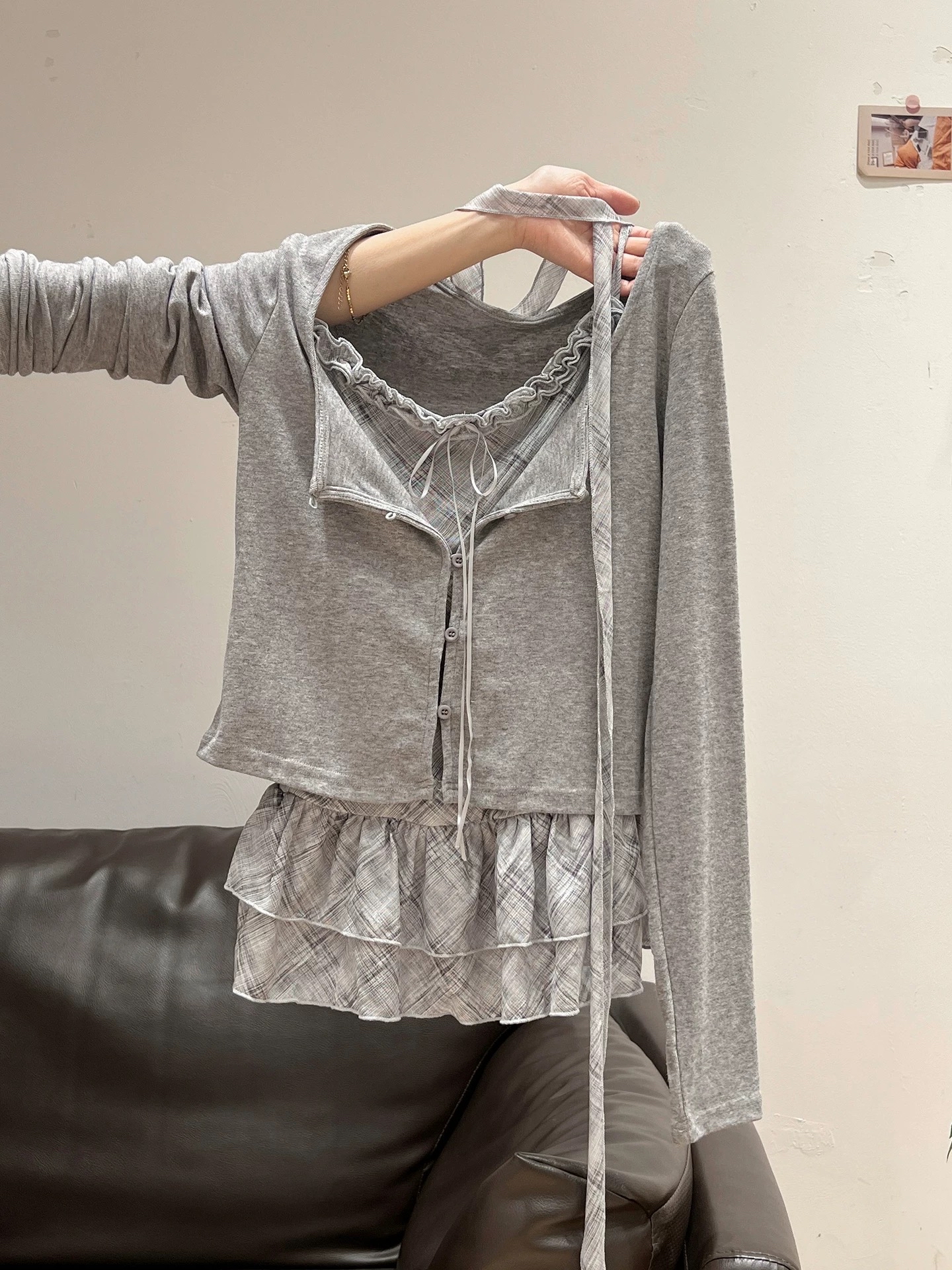 TP456格子两件套