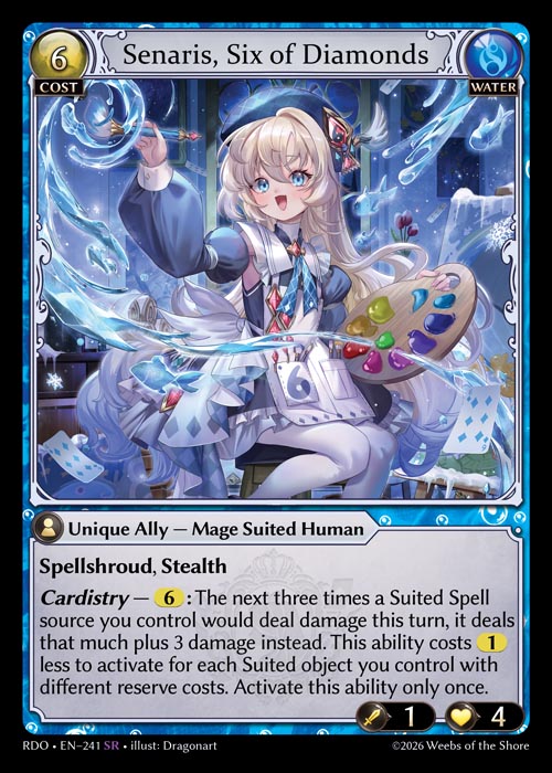 Senaris, Six of Diamonds / RDO-241 (SR)