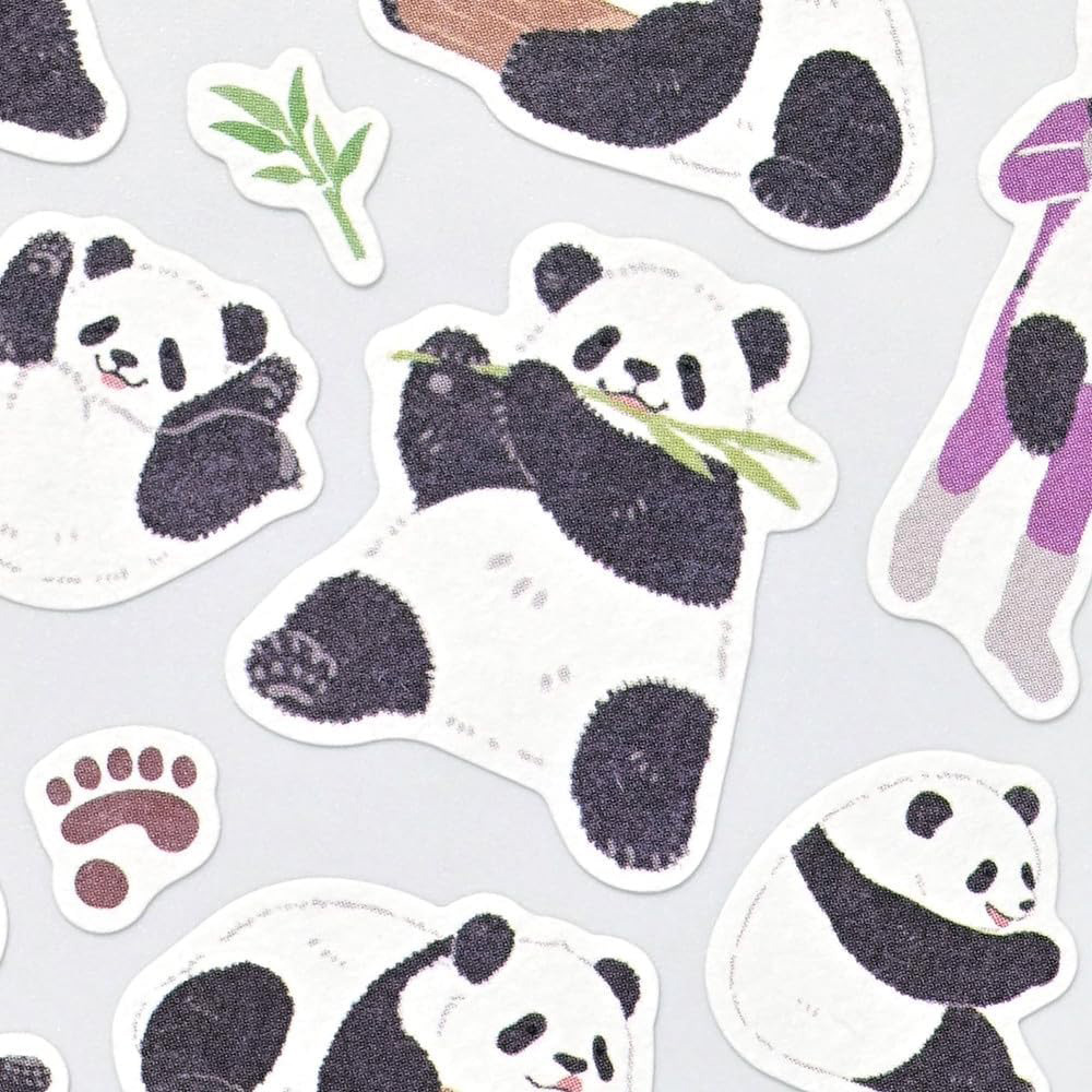 現貨｜ZOOm in Animals 熊貓 日本製 貼紙 (5424109) 