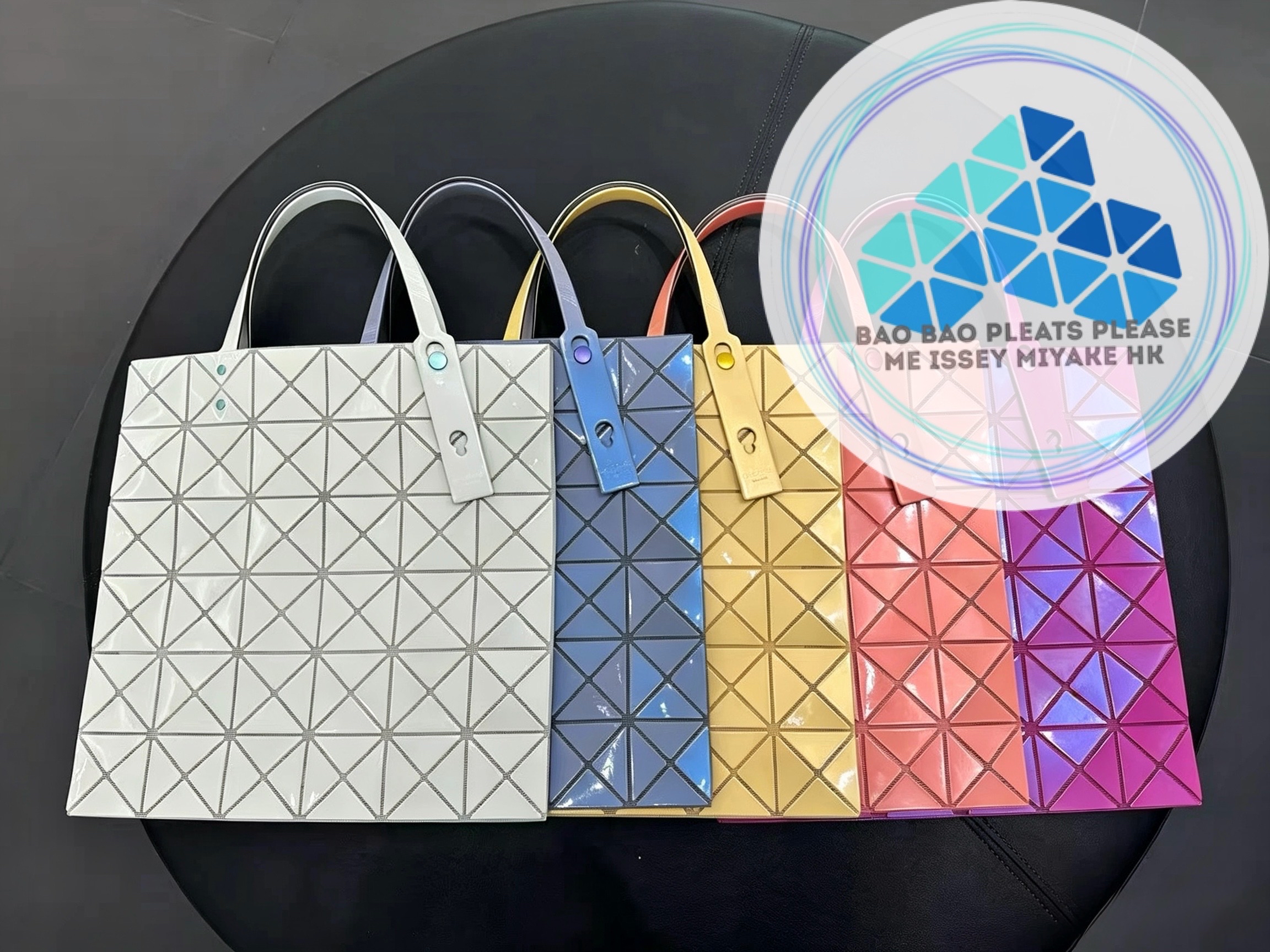 BAO BAO Lucent One-Tone 亮面 6x6 tote bag 