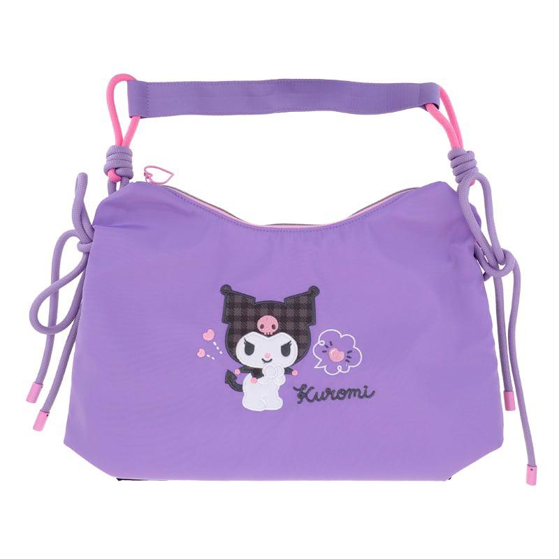 Kuromi 雙面繡花粗繩袋(9-8592-1)
