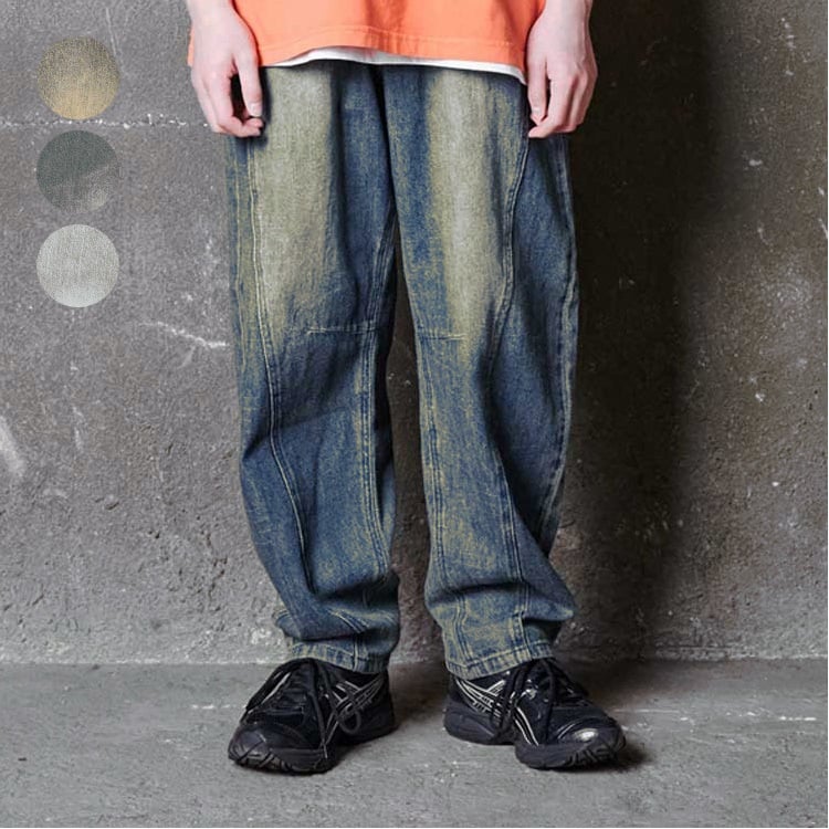 🆕【⭐訂購⭐】🇯🇵日本直送🌀Daddy Oh Daddy 仿舊 繭型牛仔褲 #baggyjeans🌀[ELEA-0010][260601]