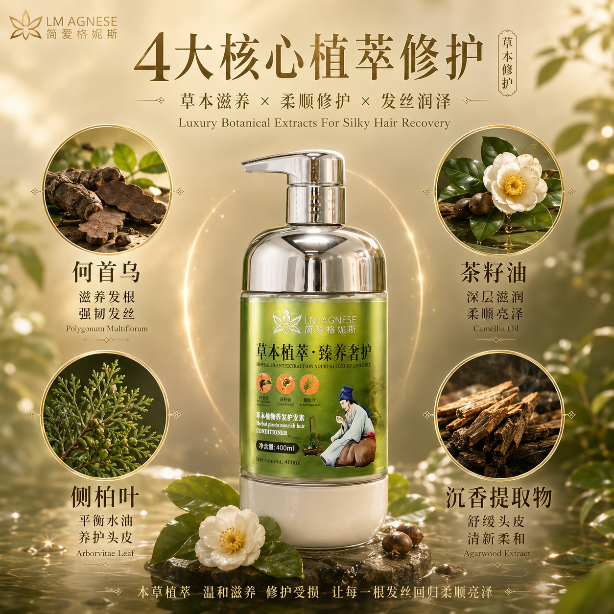 草本植萃护发素 Herbal Conditioner 400mL