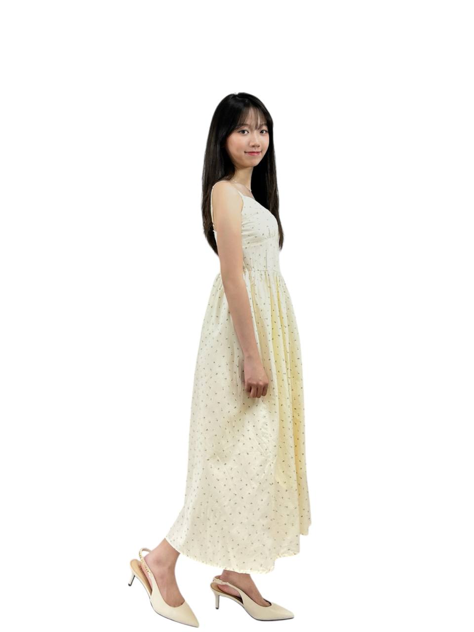 W6225 - Soft Floral Dress