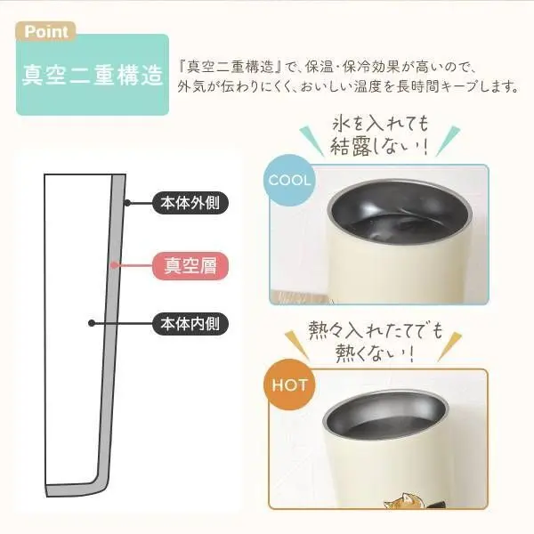 現貨🌸日本直送 | mofusand貓咪不鏽鋼保冷保溫水杯配木蓋[350ml]