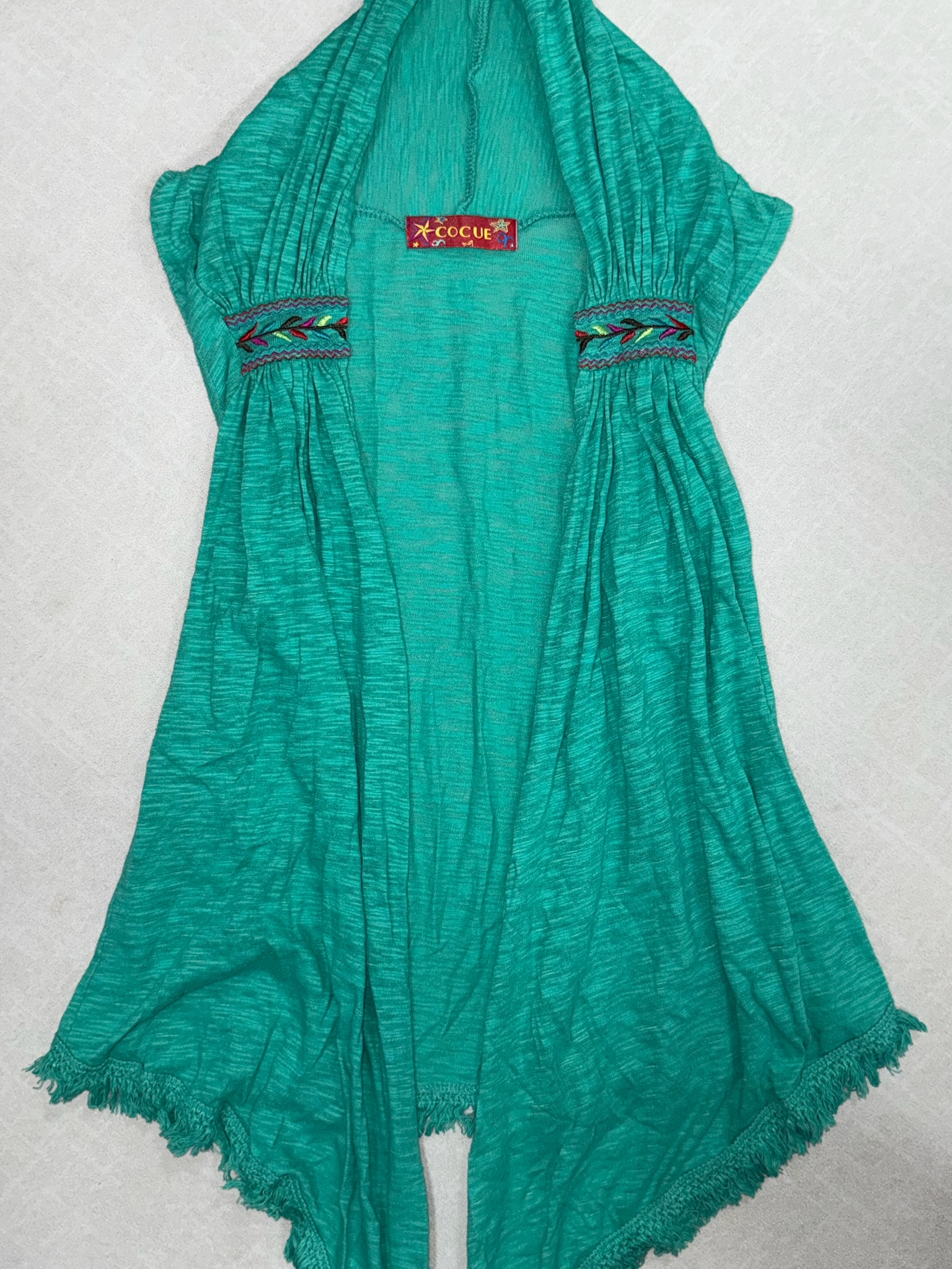 Cocue Bohemian Draped Vest Outer