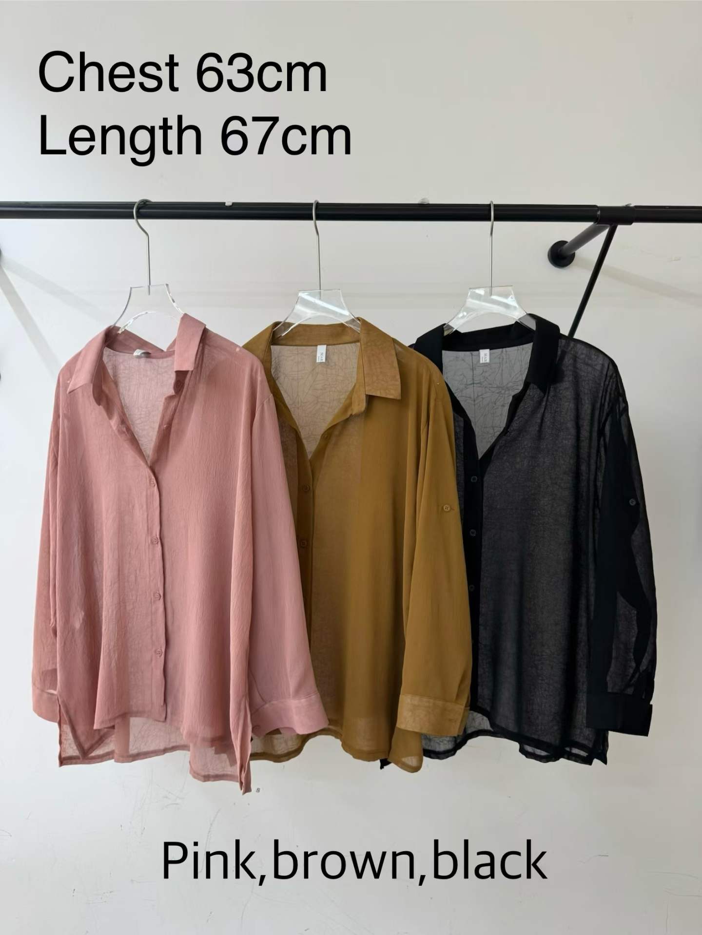 MG08_05 輕薄透視SHIRT (3色)