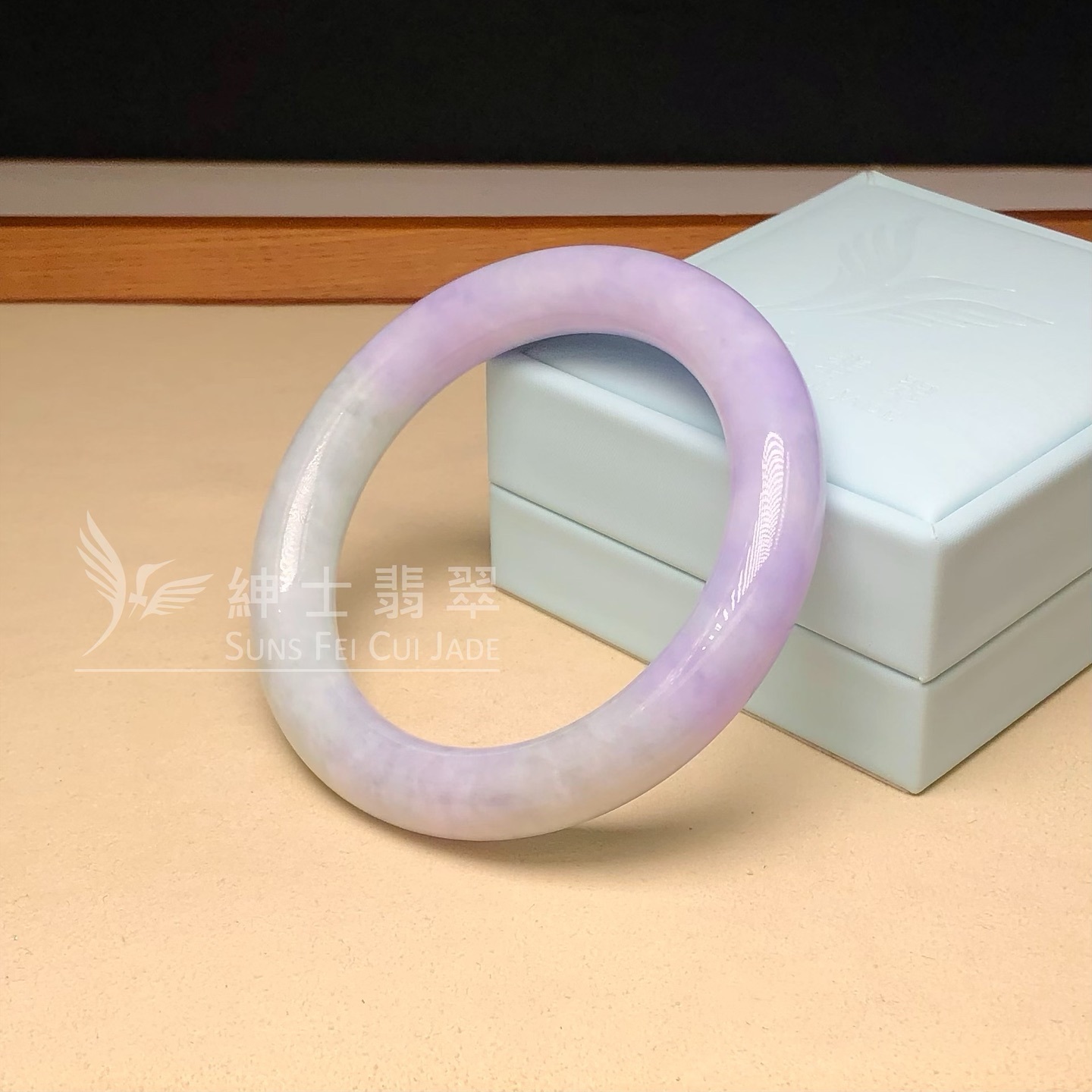 木那藍紫春彩圓鐲57.2mm