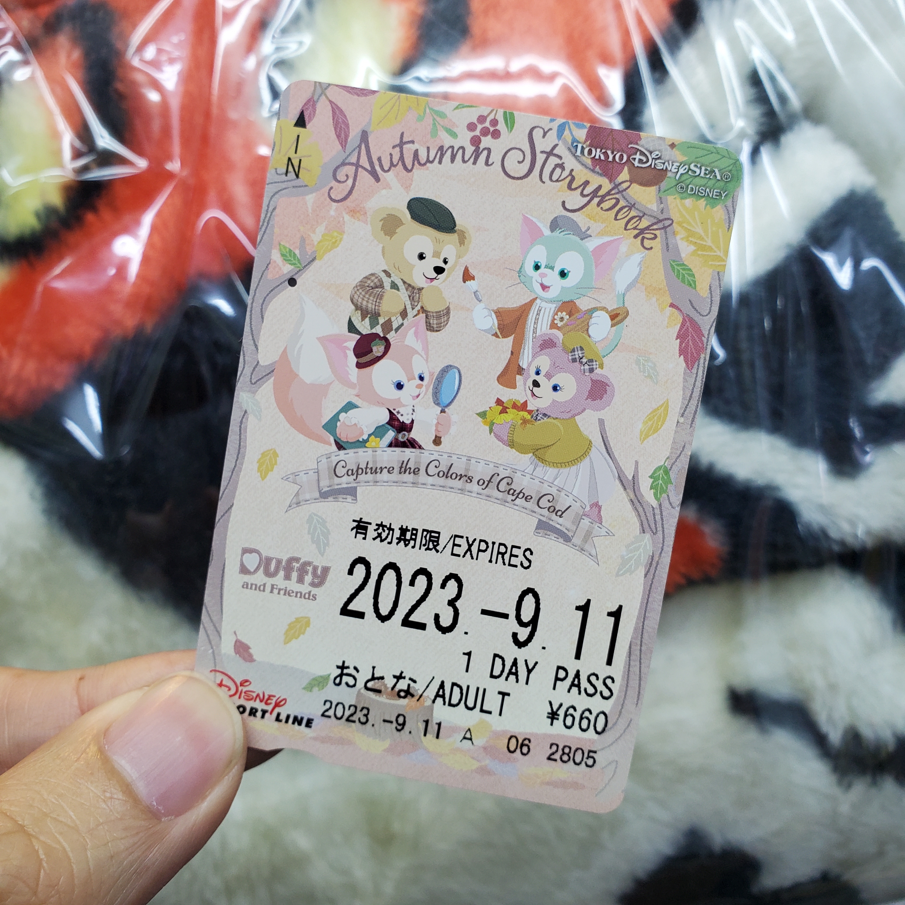 [現貨] [東京迪士尼] AUTUMN STORY BOOK | 車票 {TF2308064}