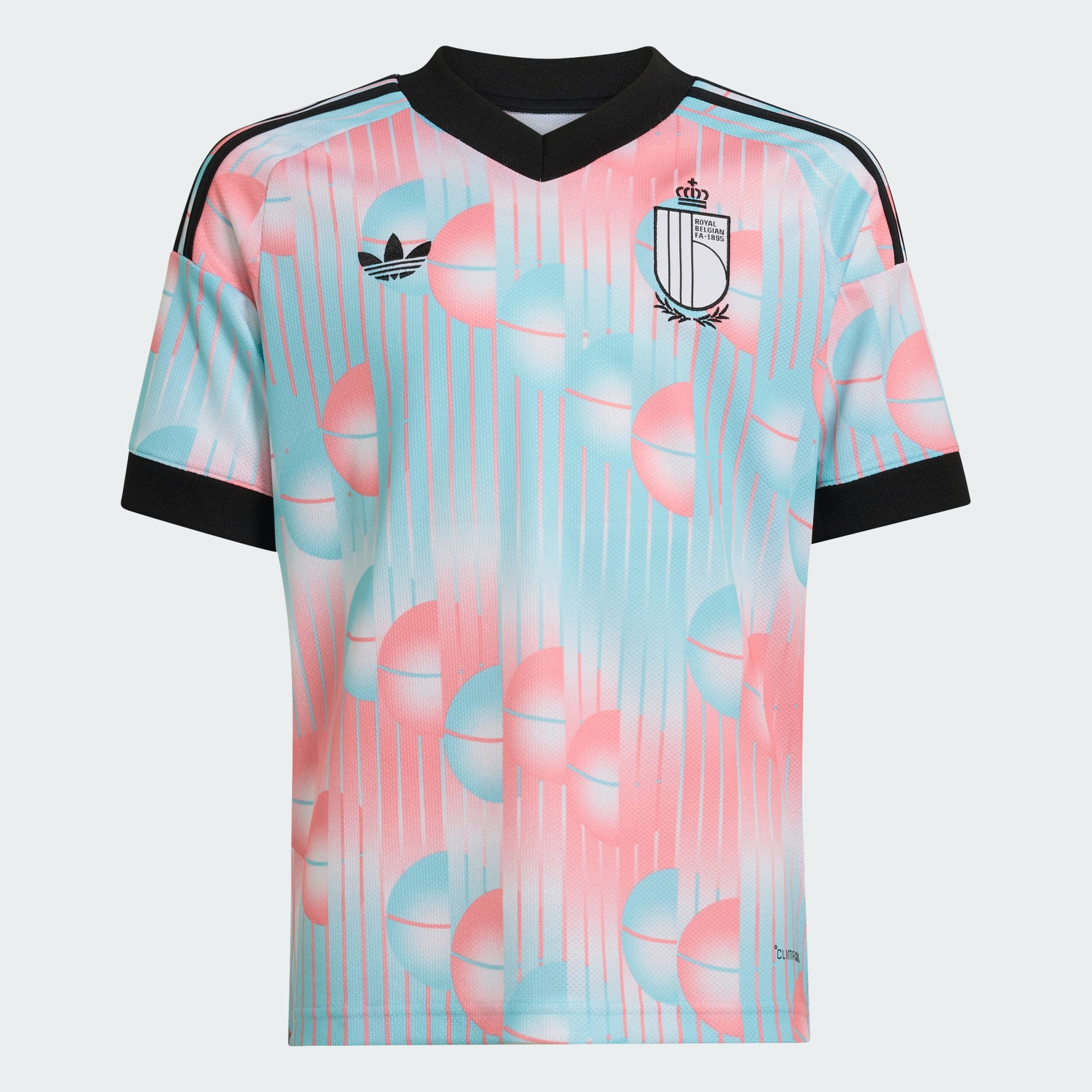 🧊揉合經典復古與現代美學 Adidas Belgium 比利時 2026-27 作客大童球迷版球衣 (可加印字) JZ5975
