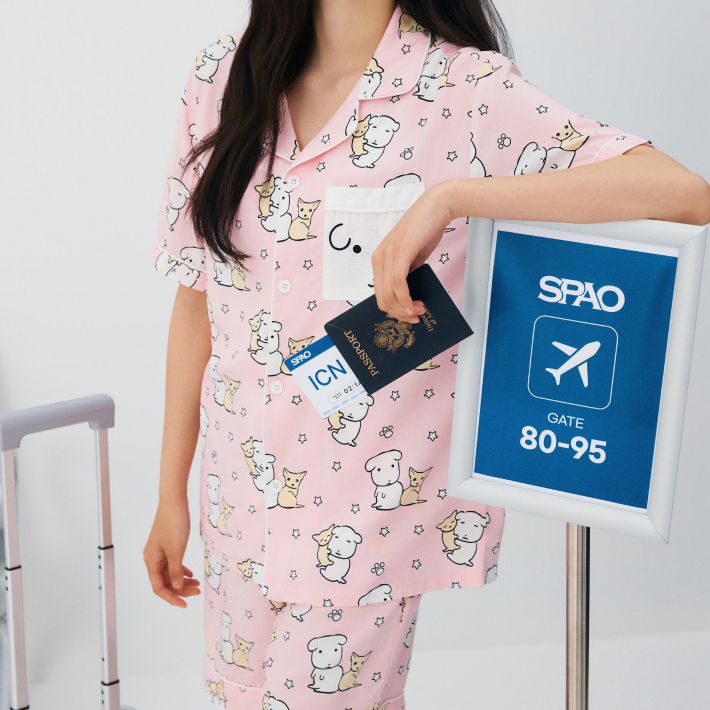 [GANADI x SPAO] 2026 短袖睡衣 (5款)