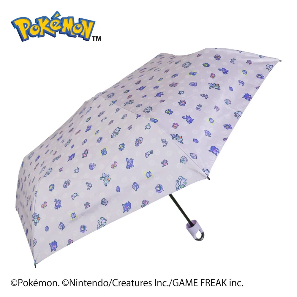 日本預訂📍Pokemon Pixel圖案連扣縮骨遮