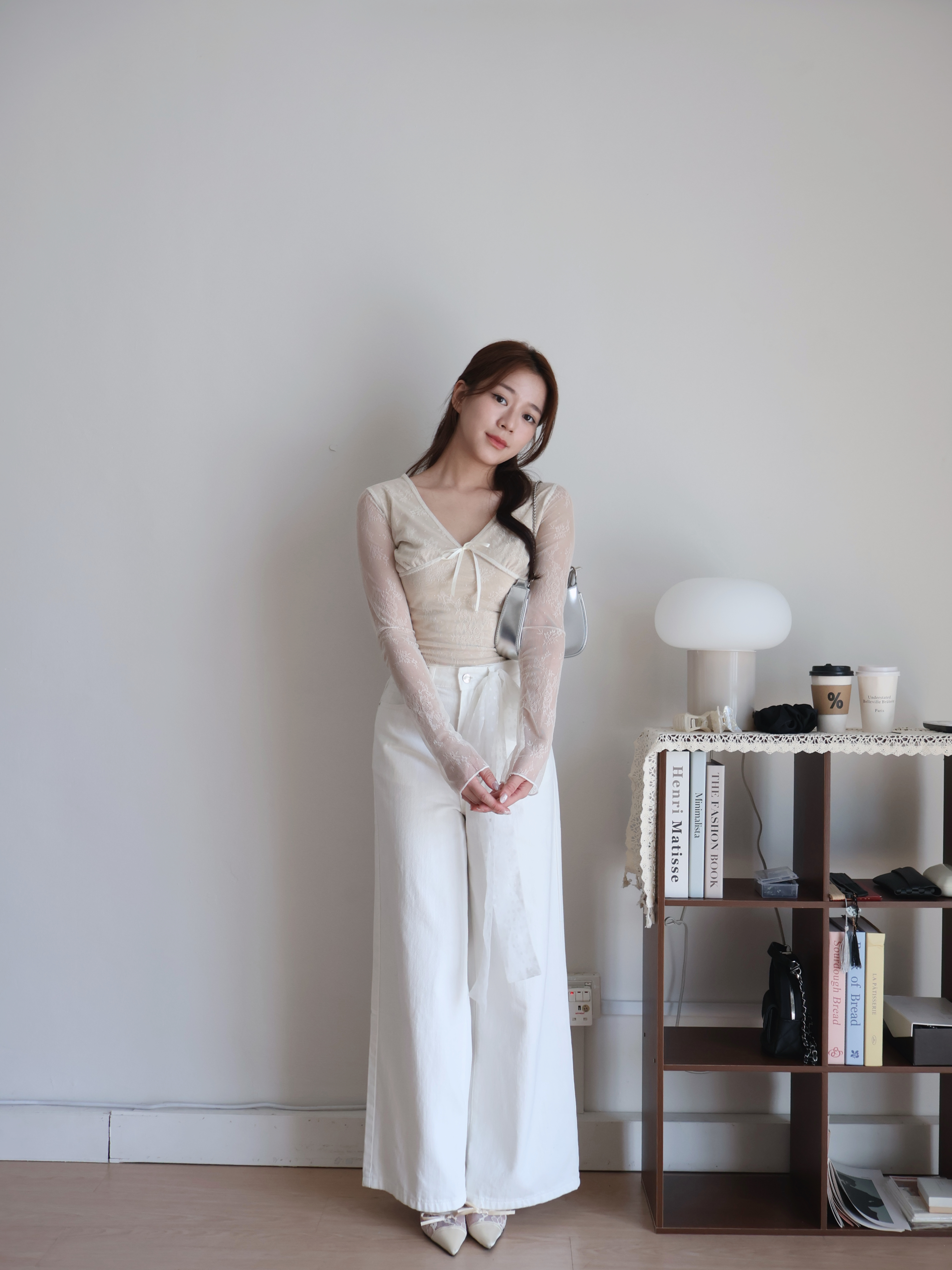 Tatia Lace Top | Cream