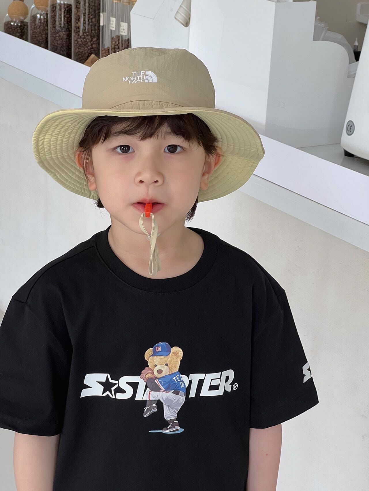 TNF 兒童戶外防曬漁夫帽 - 1件 現貨