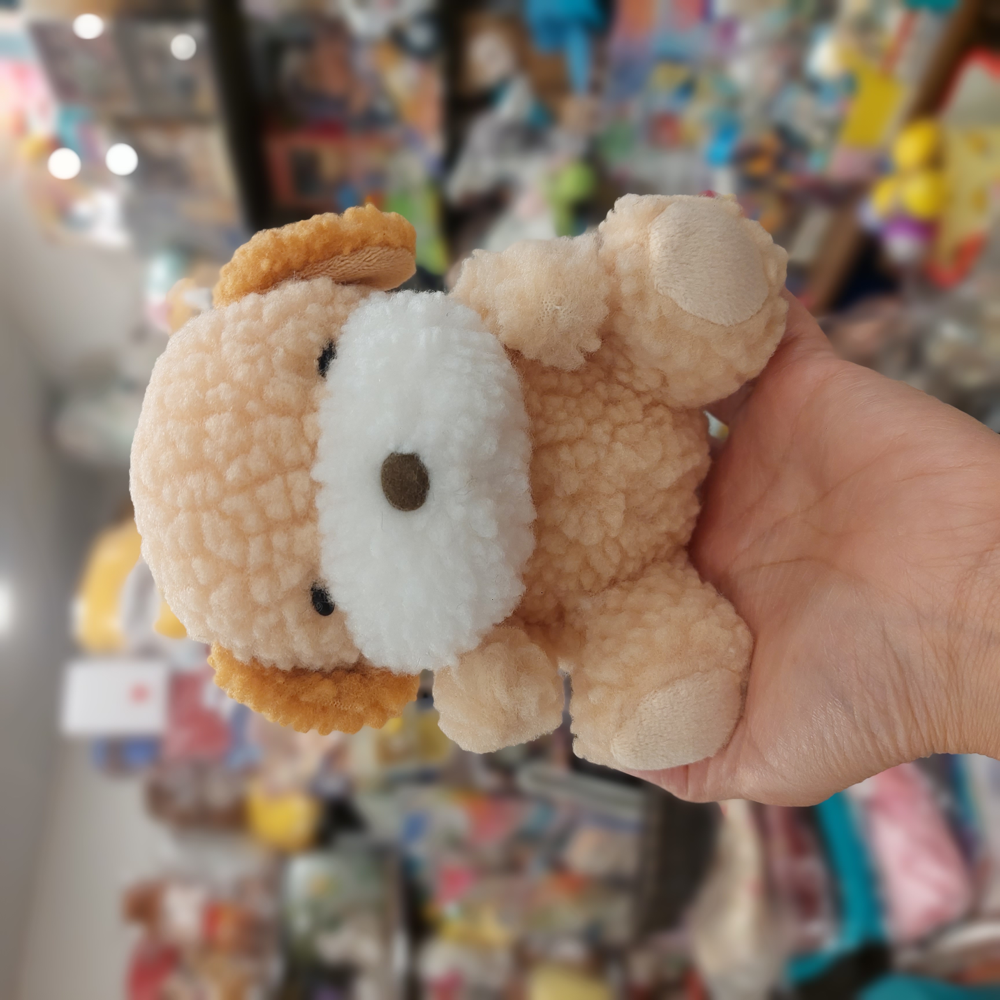 日本 SHINADA 復古毛茸茸 動物小公仔 羊仔，兔兔，小狗 三款選