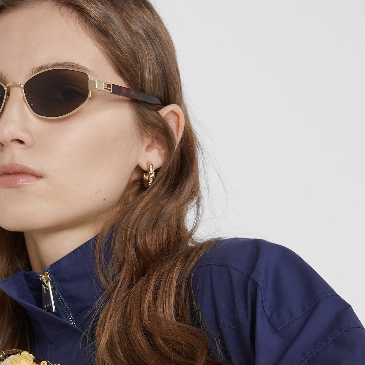 限時優惠😍訂貨📮Fendi Forever 閃石耳圈