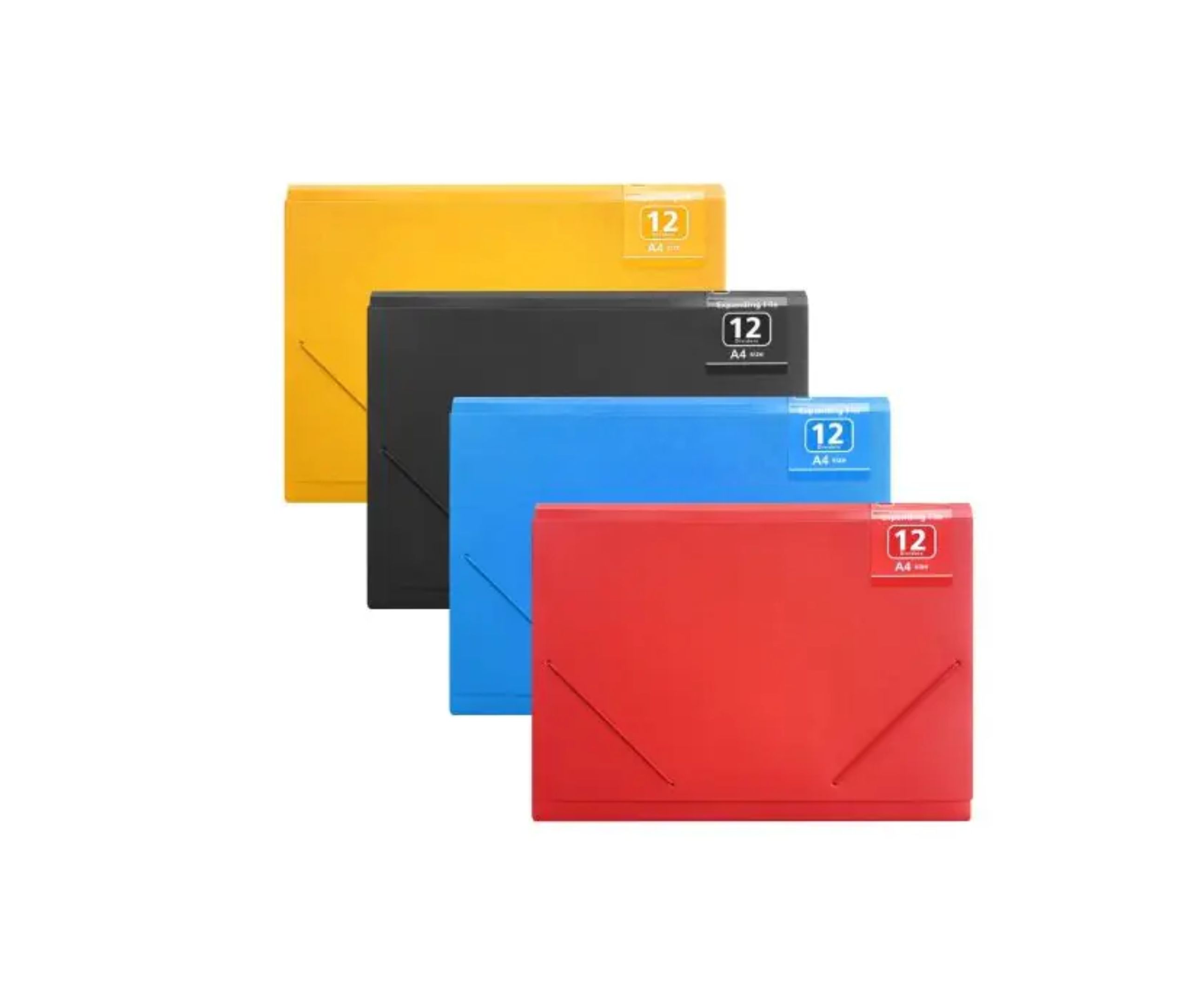 Astar A412ST Expanding File – A4 File Organizer with 12 Dividers & Elastic Band | Fail Pengembangan PP Waterproof Folder