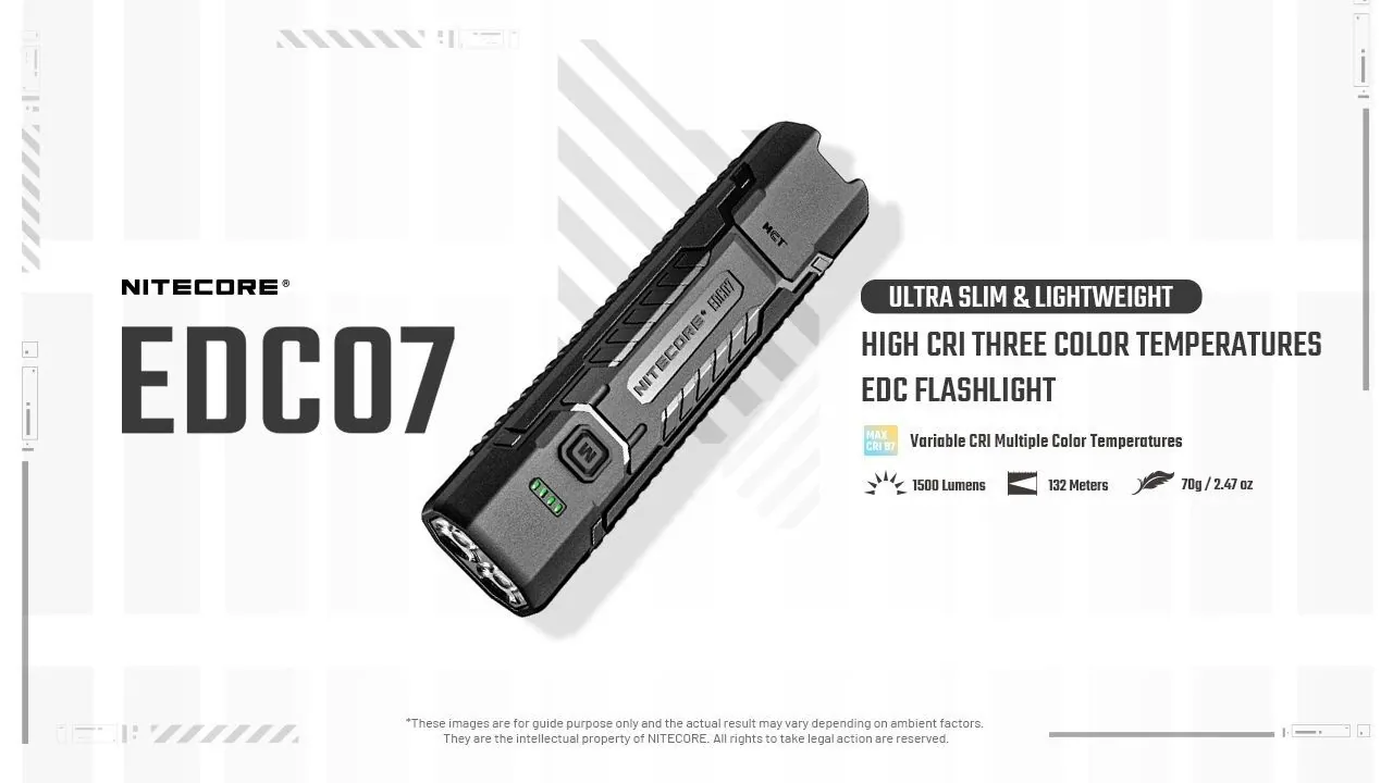 Nitecore EDC07 高顯色手電筒