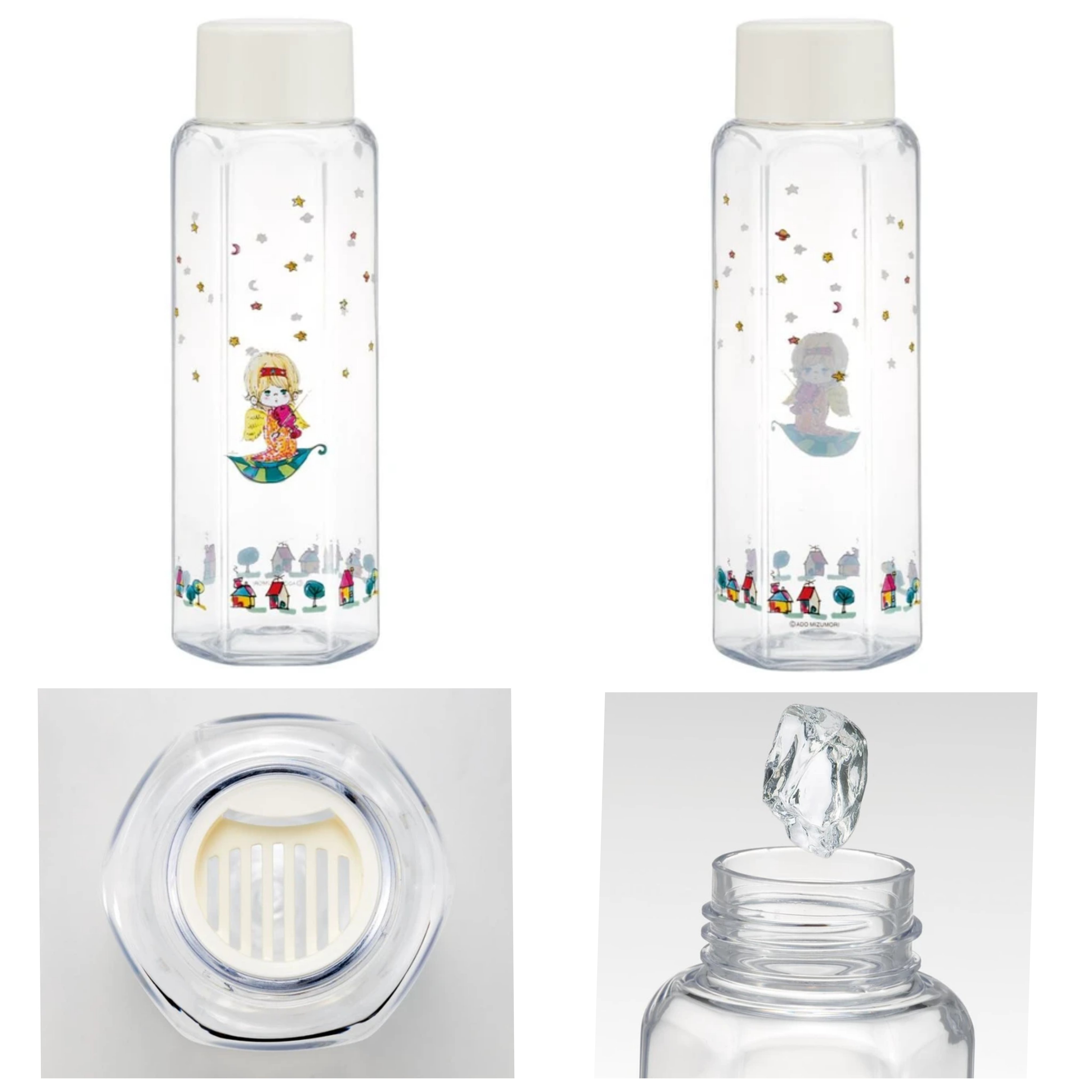 📢開團啦 約3月22日截單一次日本直送~新款水森亞土透明水樽 350ml