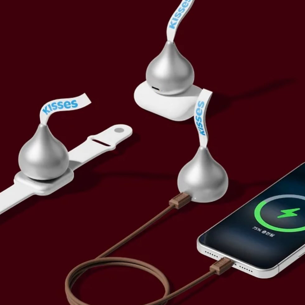 韓國 HERSHEY'S Kisses 經典 水滴朱古力 隨身充電器｜Power Bank 