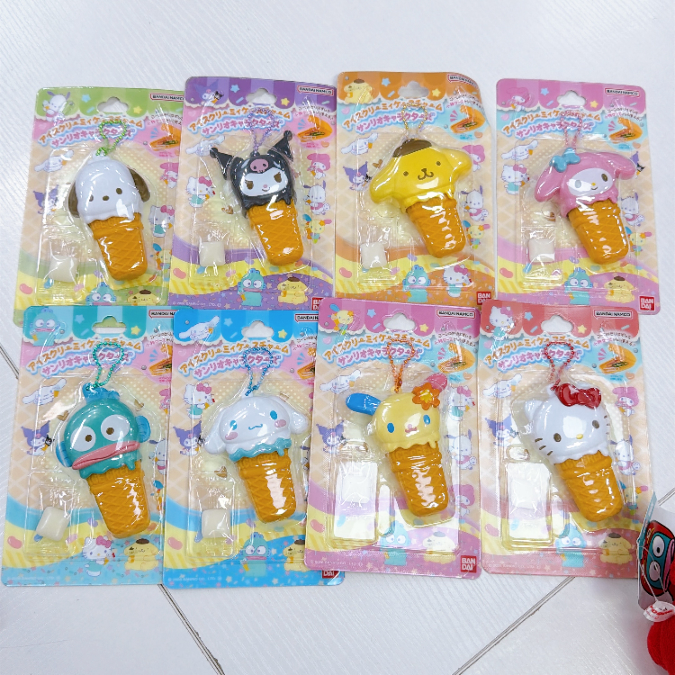 日本直送sanrio 新款版雪糕鎖匙扣掛飾