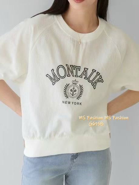 G6158 韓國🇰🇷靚靚字母print top