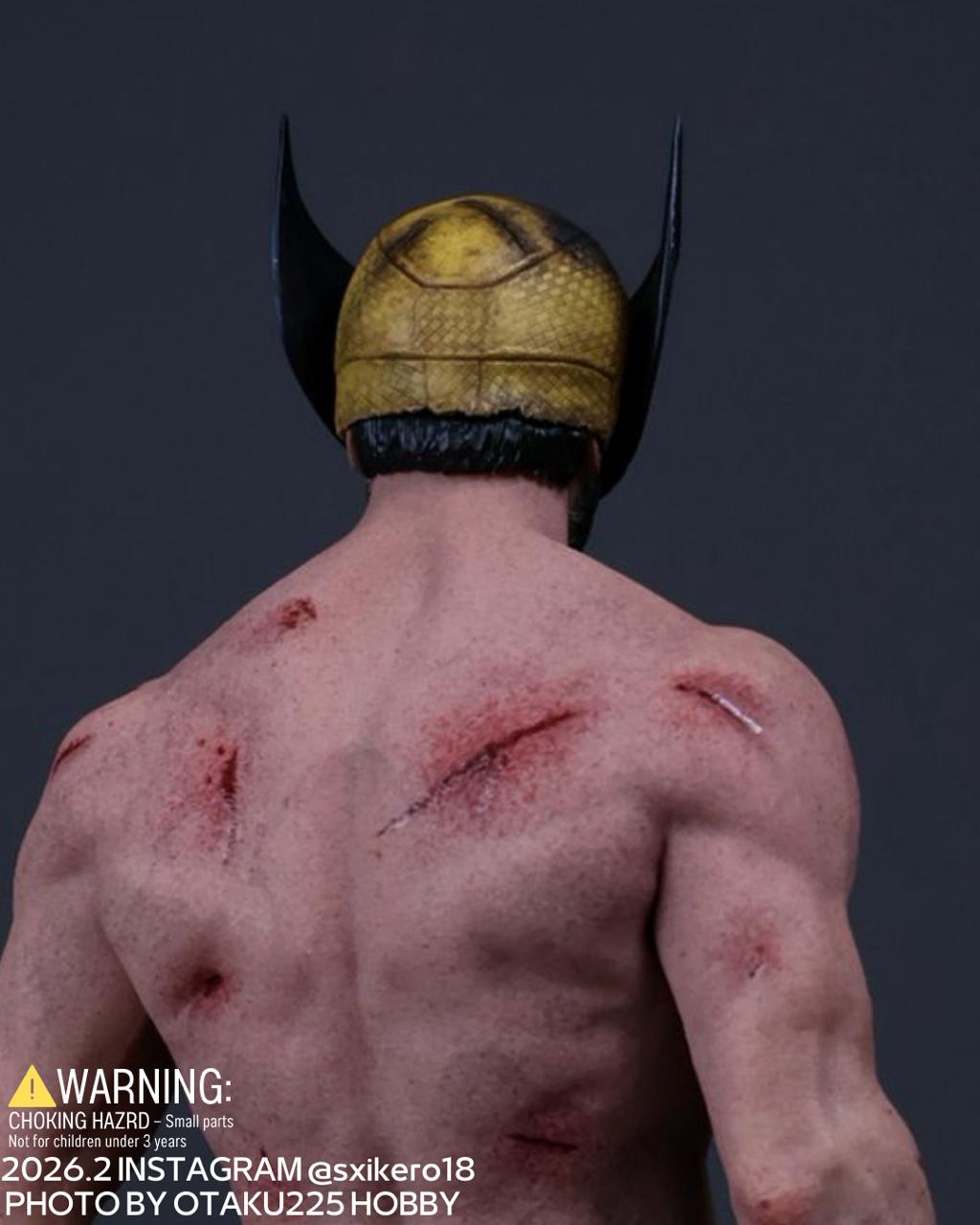 狼人戰損半面具頭雕 Wolverine Half Masked Head Sculpt project