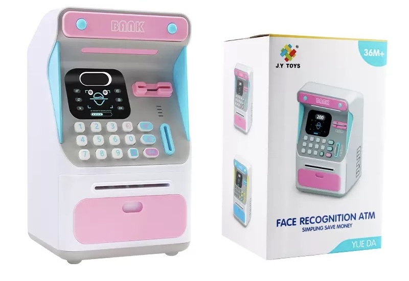 兒童存錢人臉識別密碼存錢錢罌