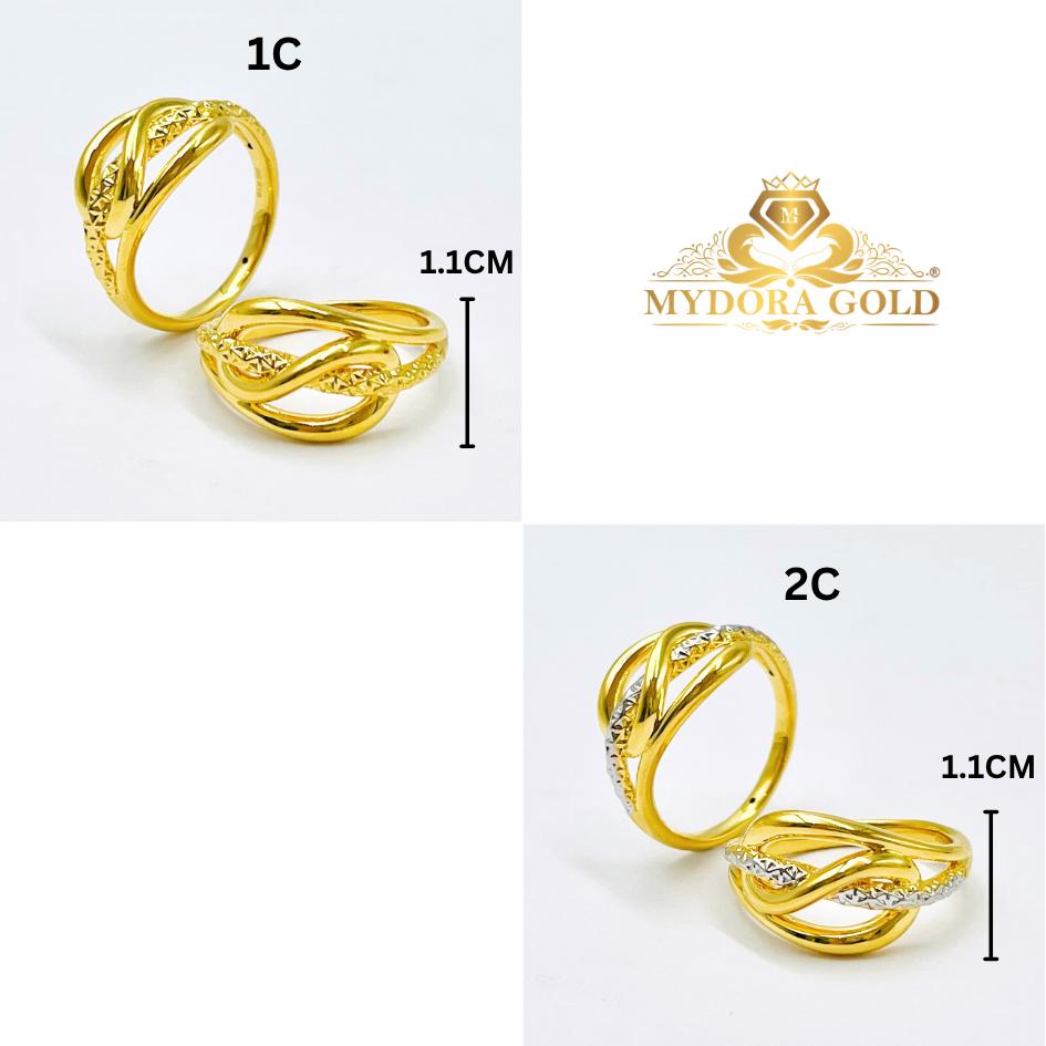 MYDORA Cincin Grace Knot (5G) l EMAS 916/22K