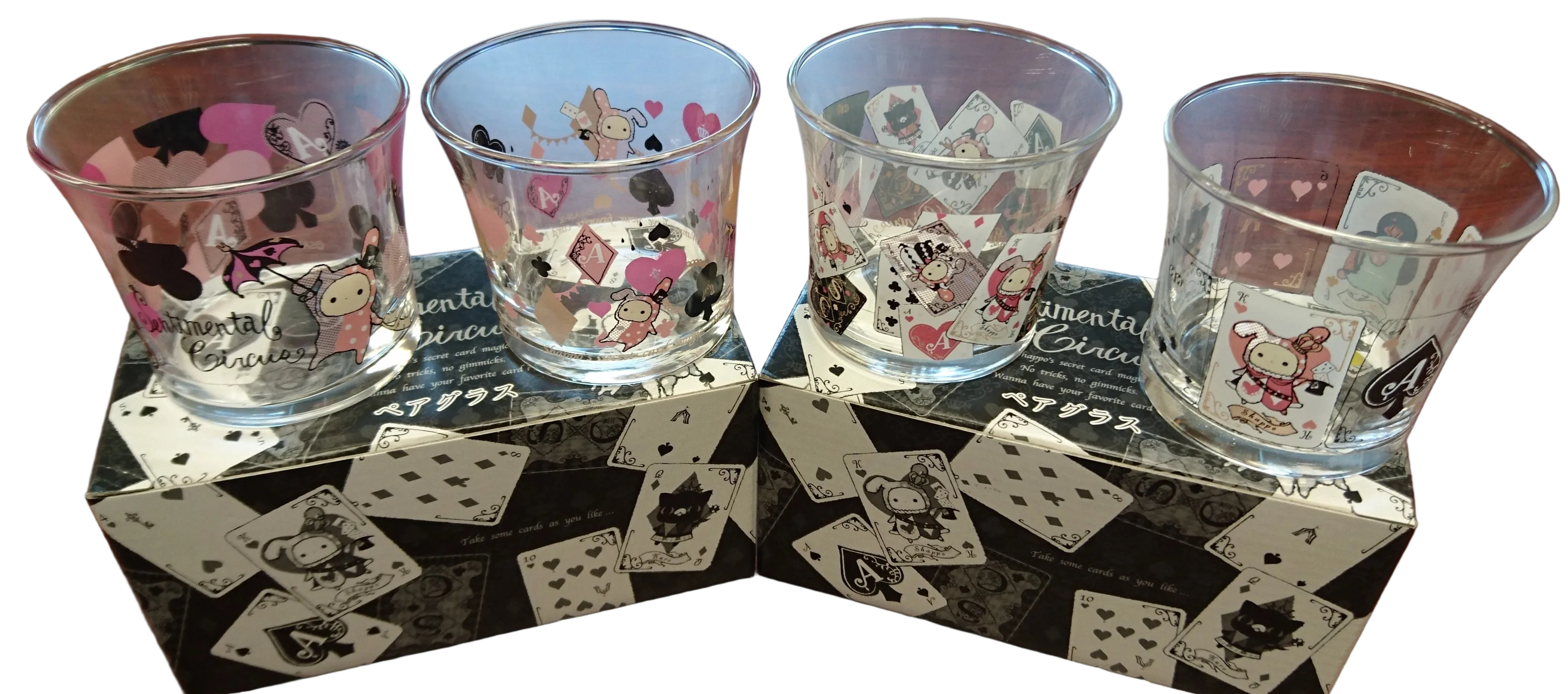 Sentimental Circus 馬戲團 2入玻璃杯 (AY-88701F)