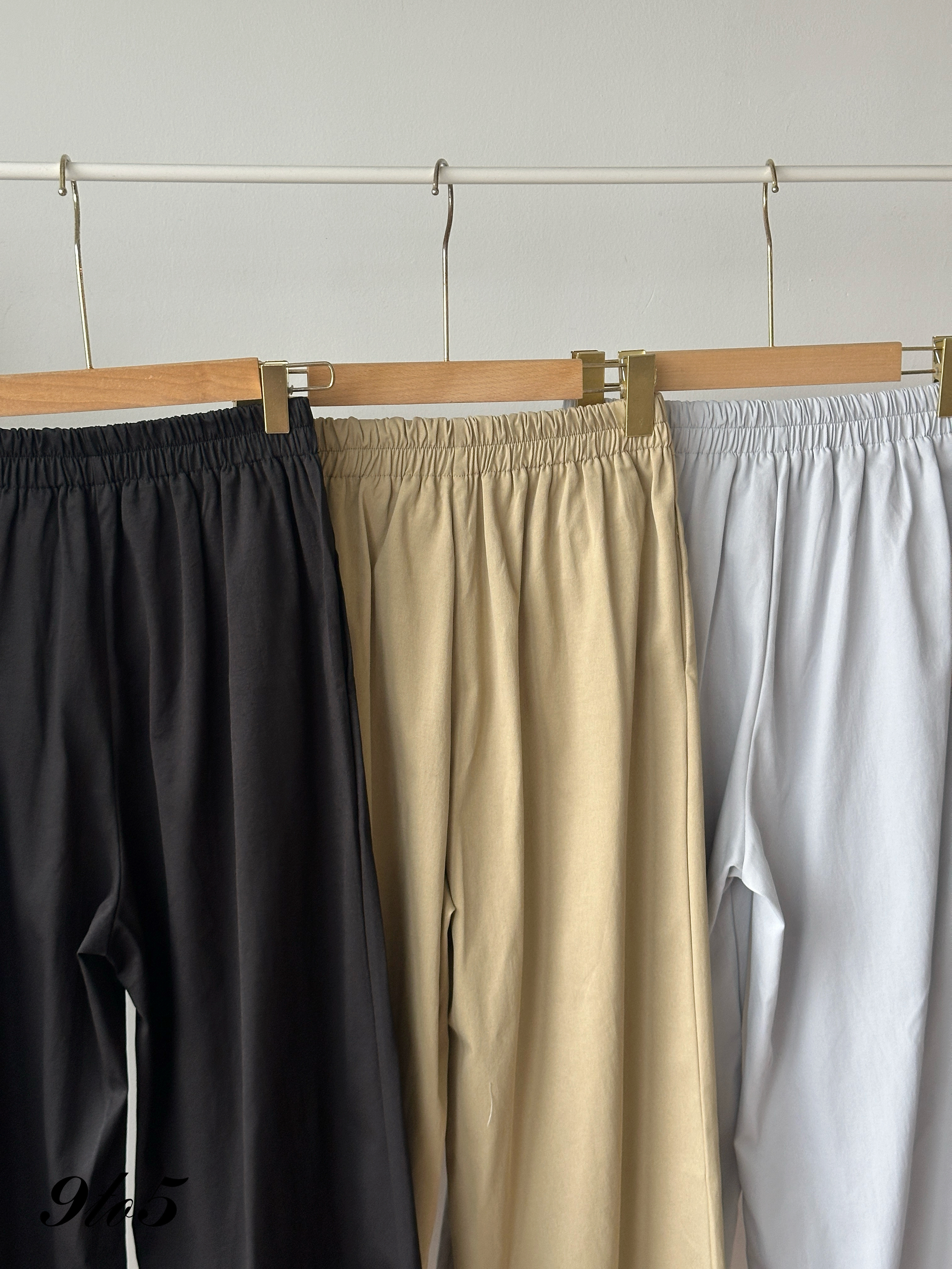 S1976 Side-tie Wide Leg Pants - 3 Colors 