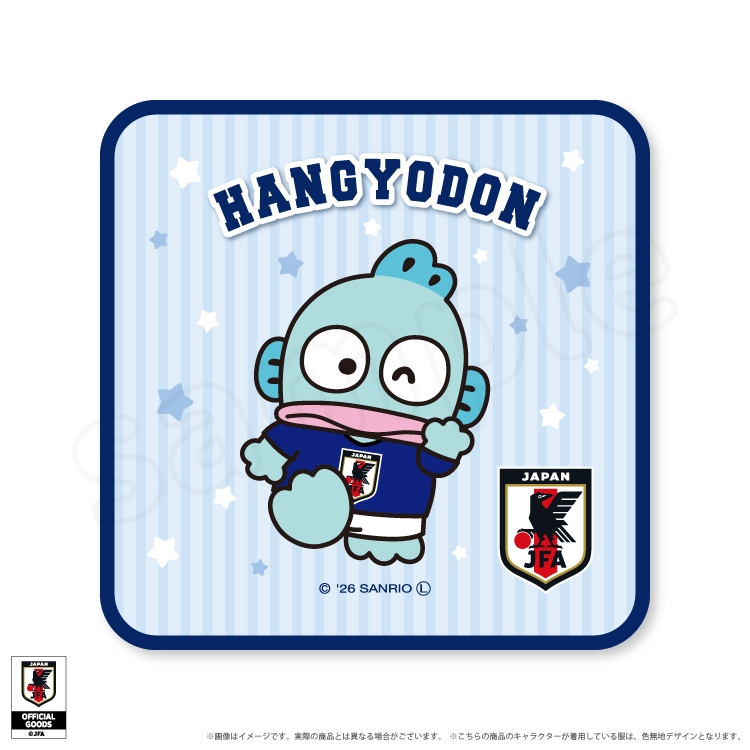 🌸 【預訂】Hangyodon Hand Towel - Sanrio x Japan National Football Team Ver. 2026