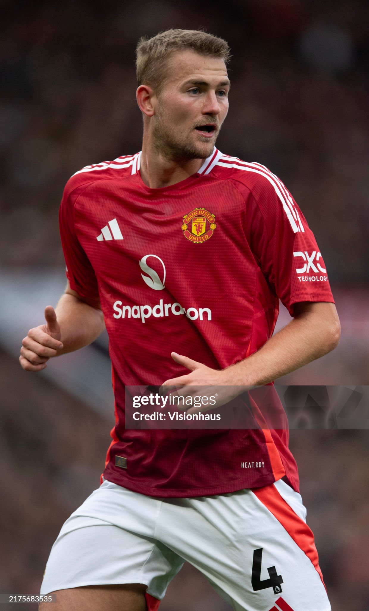 2024-25 曼聯 主場 球員版 Player Issue 短袖 國際碼