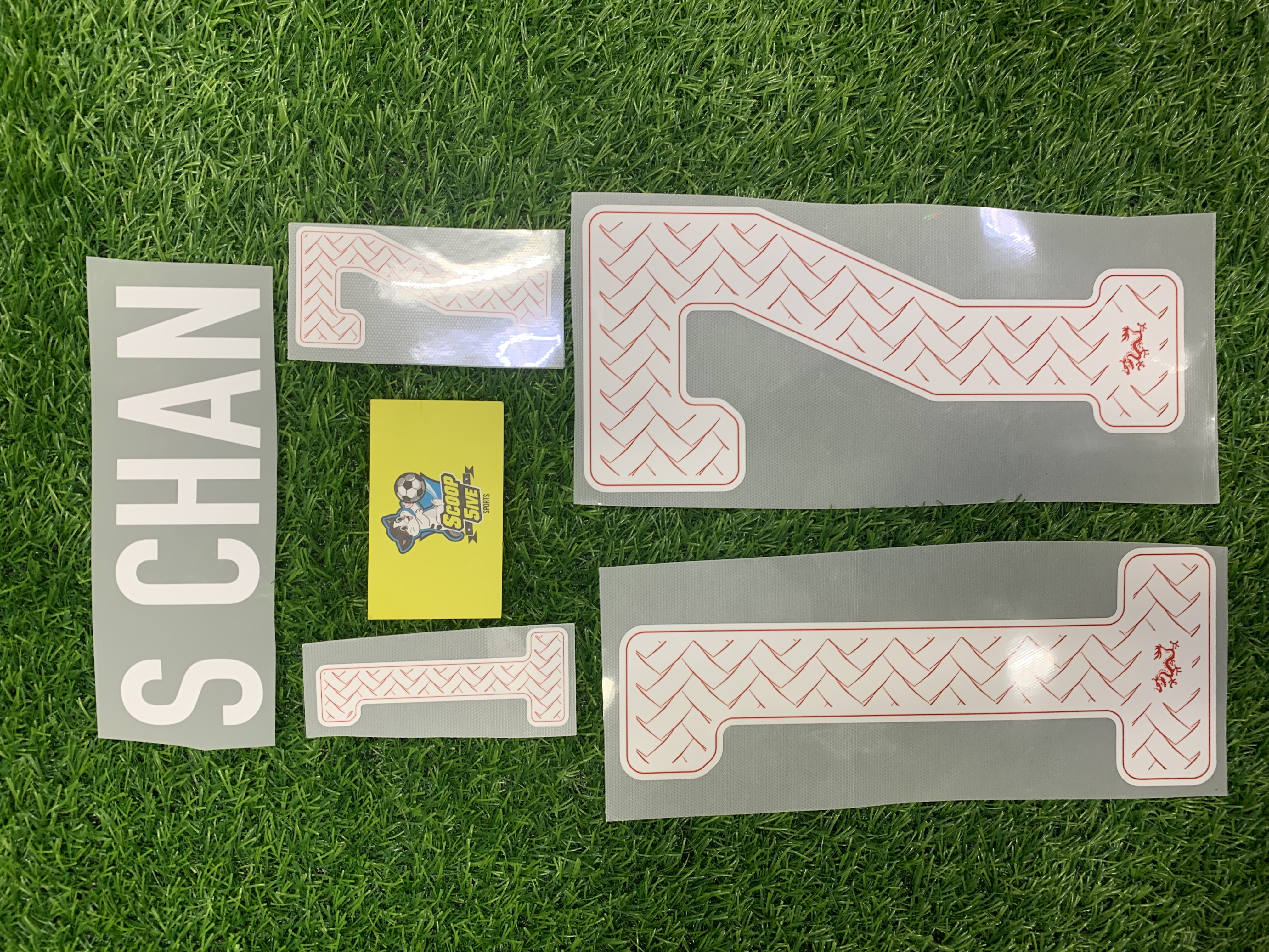 2026-27 香港 主場 印字 17 S Chan 陳晉一 2026-27 Hong Kong Home Name & Numbering 17 S Chan