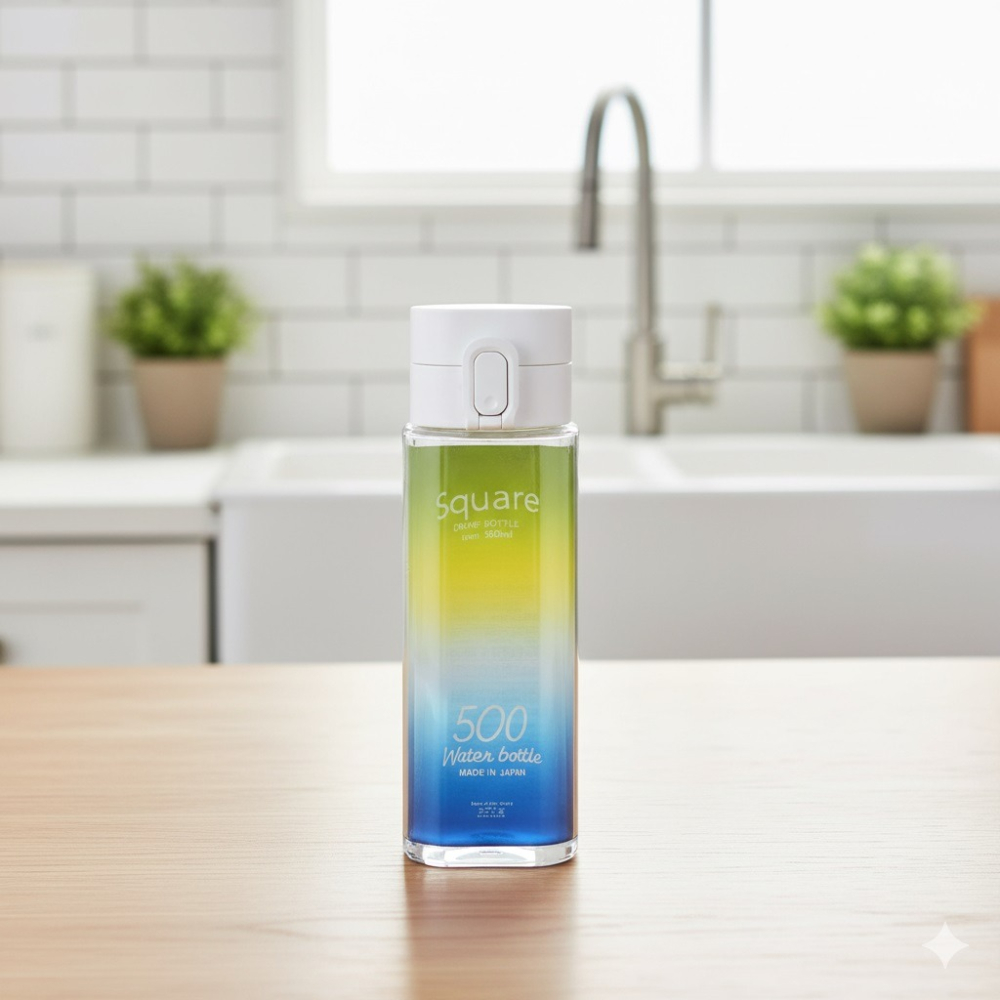 🔥🔥【日本製《PEARL METAL》方形一按式水樽500ml】