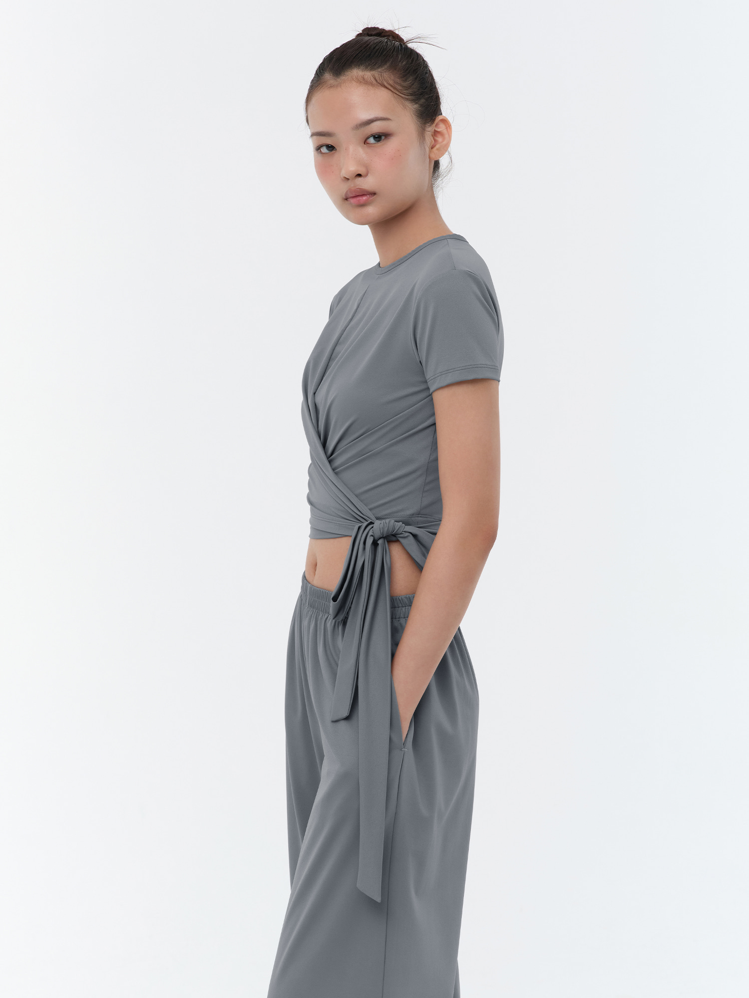 預購_Cooling Banding Wide Pants  by Conch