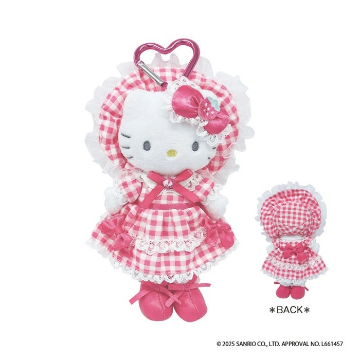 日本直送 Hello Kitty 附登山扣吉祥物公仔 