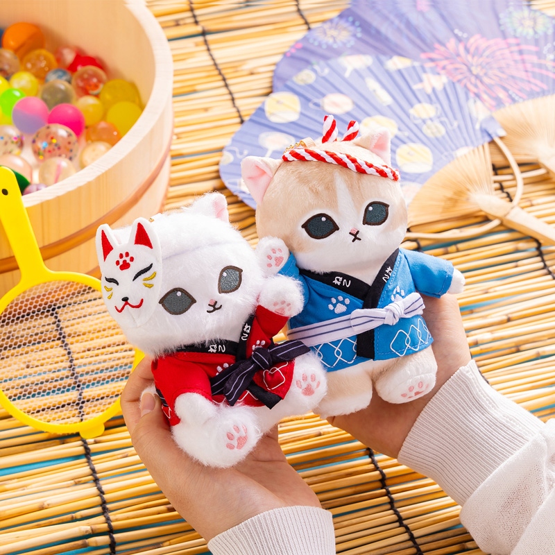 🌸 【預訂】夏祭公仔掛飾(紅色) - mofusand 17/7新品