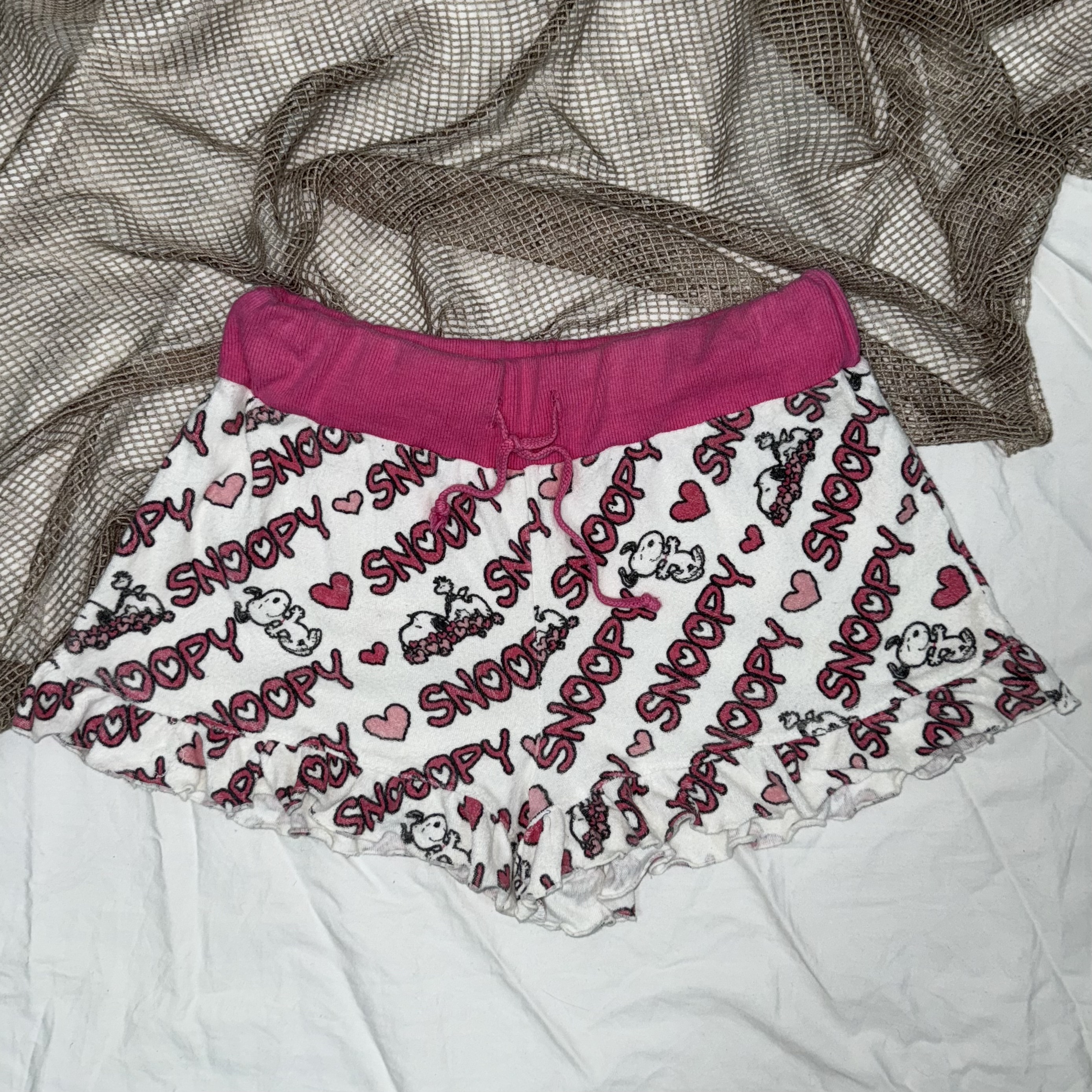 Snoopy Pink Shorts