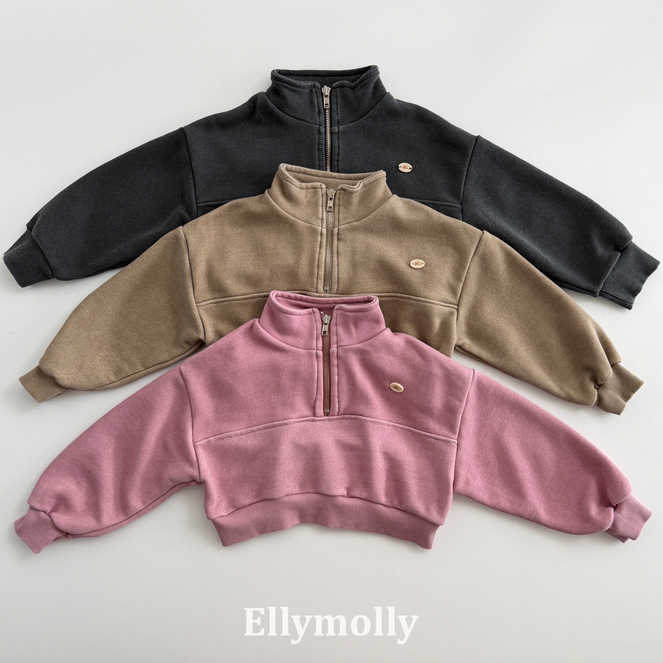 Ellymolly | Arch Pig Half Zip-up