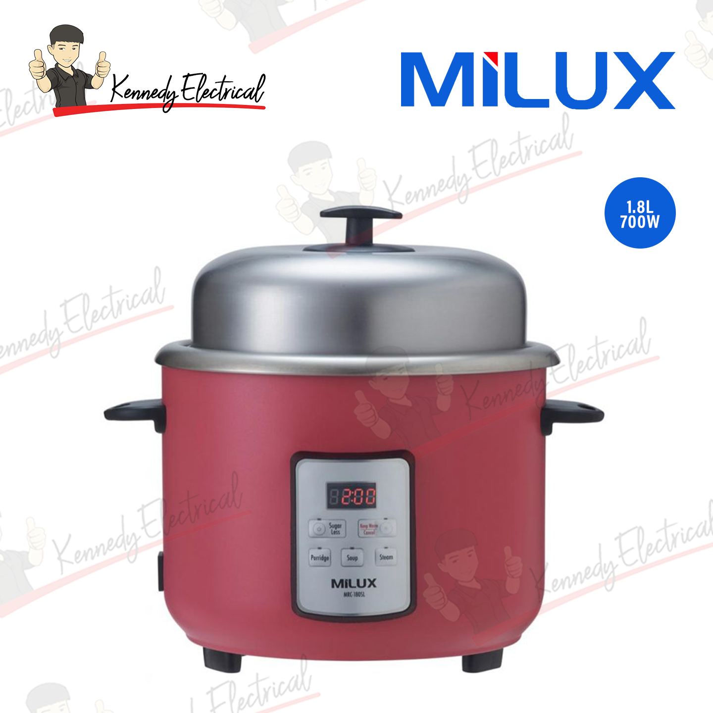 Milux 1.8L Sugar Less Rice Cooker (MRC-180SL)