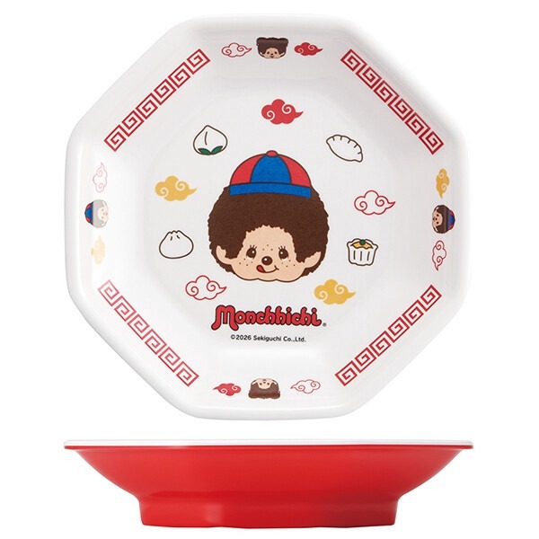 SKATER MONCHHICHI 町中華八角碟 - 03260142