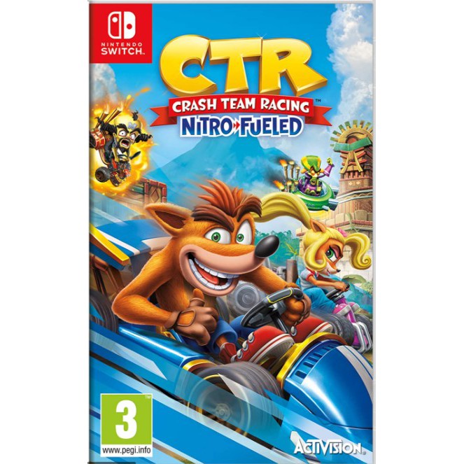 (🔥FLASH SALE🔥) Crash Team Racing Nitro-Fueled (Nintendo Switch) Digital Download