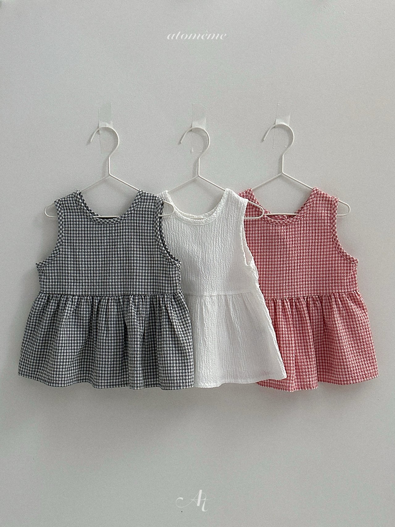 Atomeme | Blouse (Red/White XL100-110)