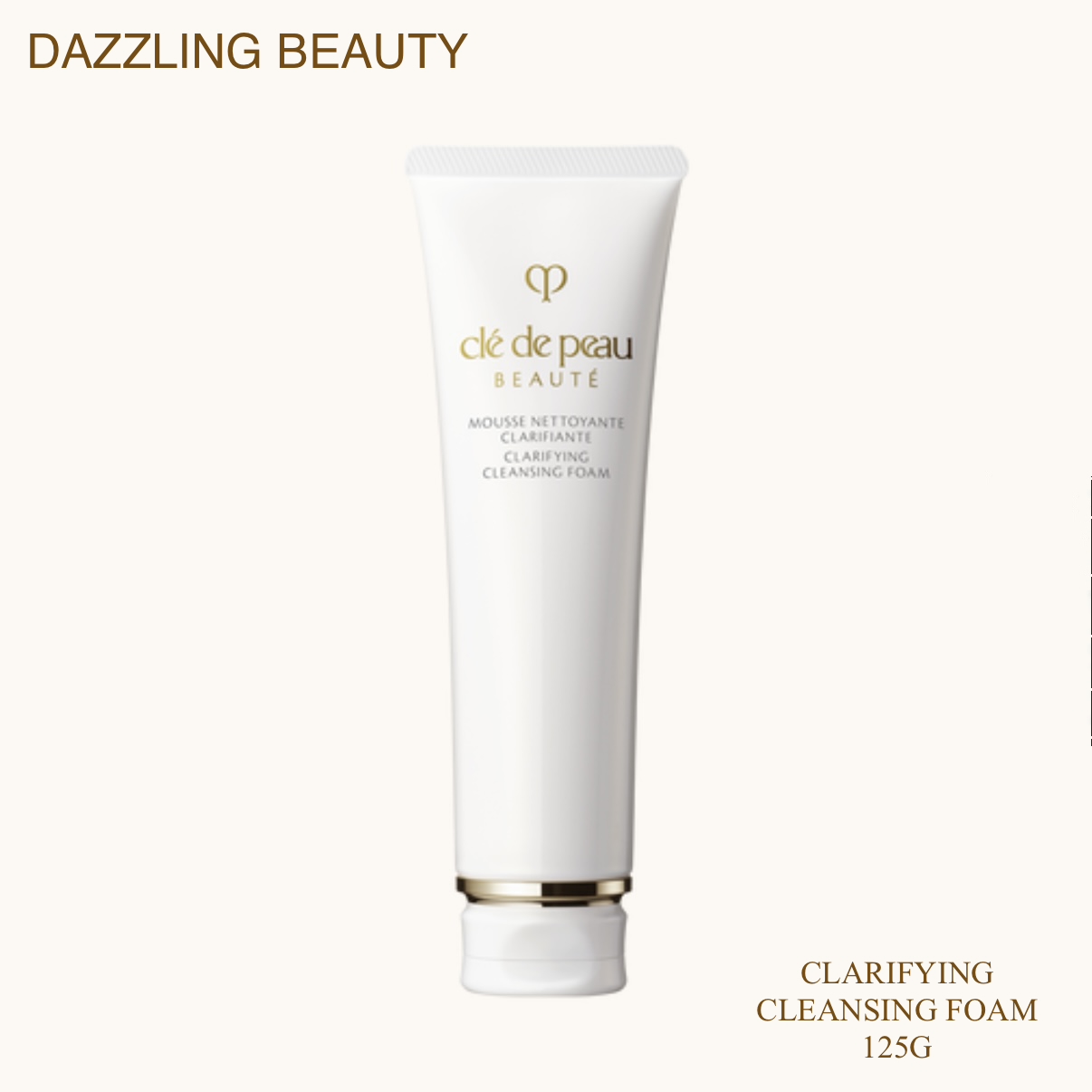 CLE DE PEAU CLARIFYING CLEANSING FOAM 肌膚之錀 鉑鑽淨膚潔面泡沫125G (清爽型）新版