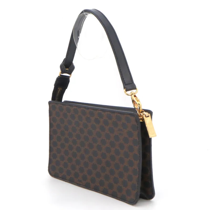 Celine Black Macadam Accessory Pouch